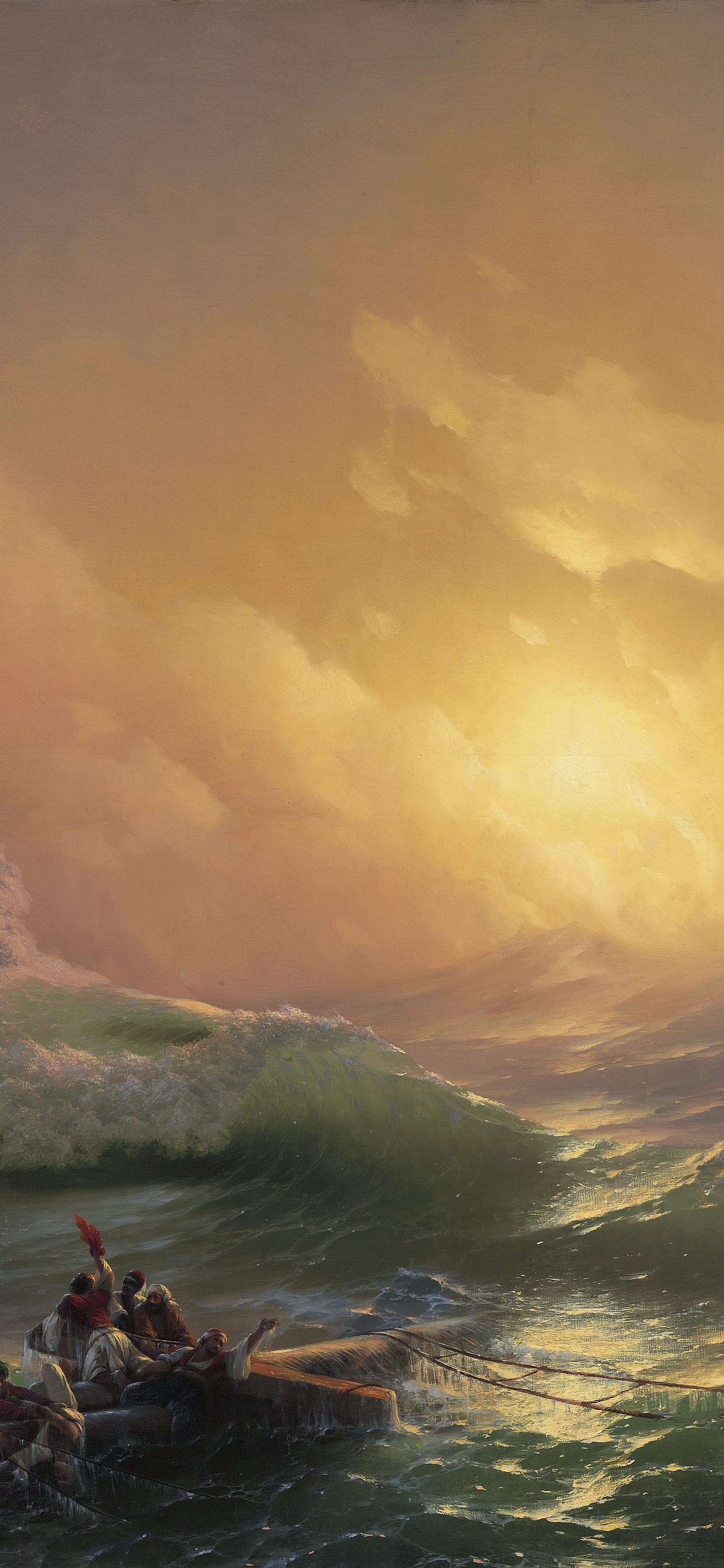 The Ninth Wave, cropped to 9:19.5, tall phone background
