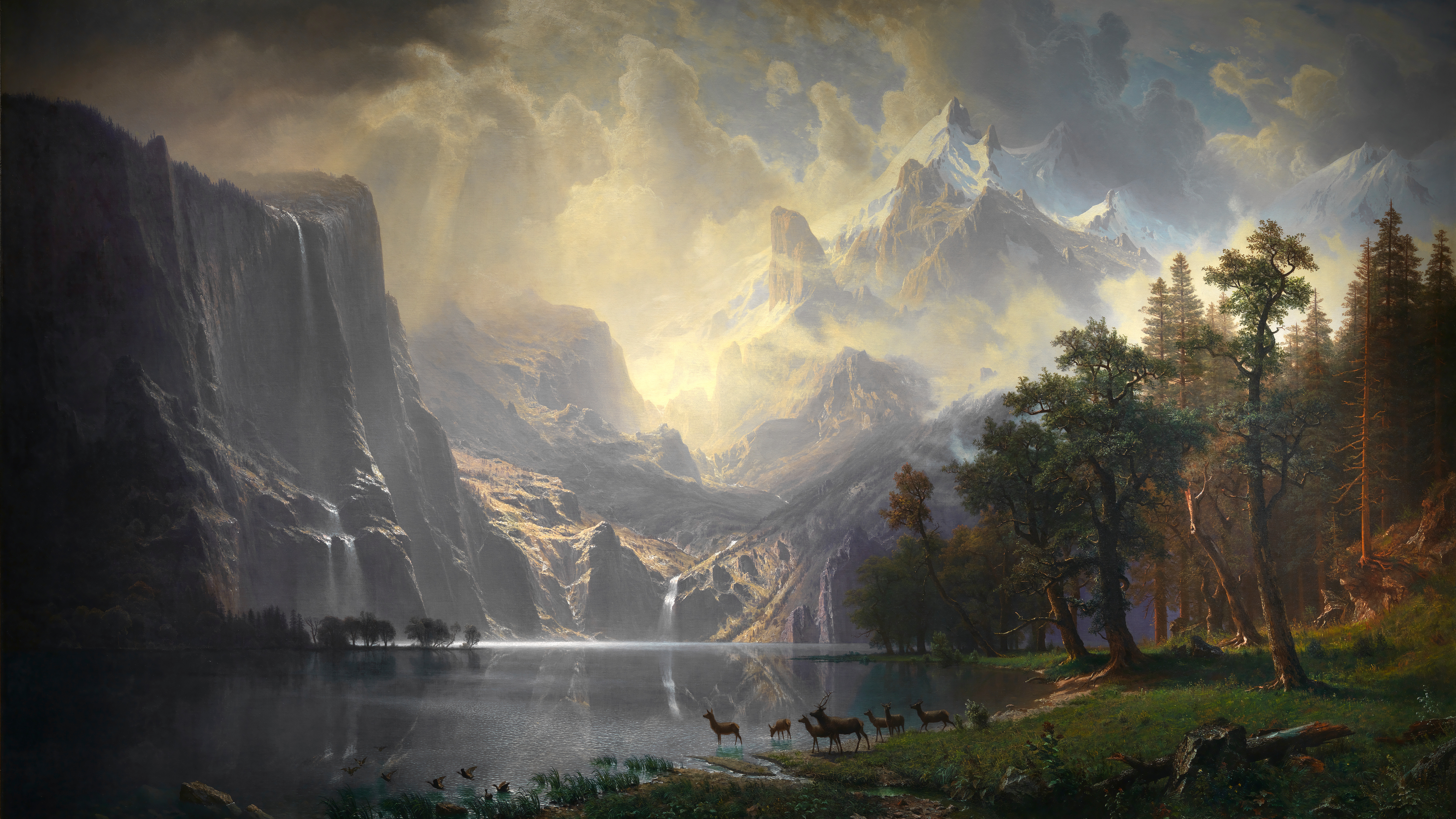 Among the Sierra Nevada, California, cropped to 16:9, desktop background