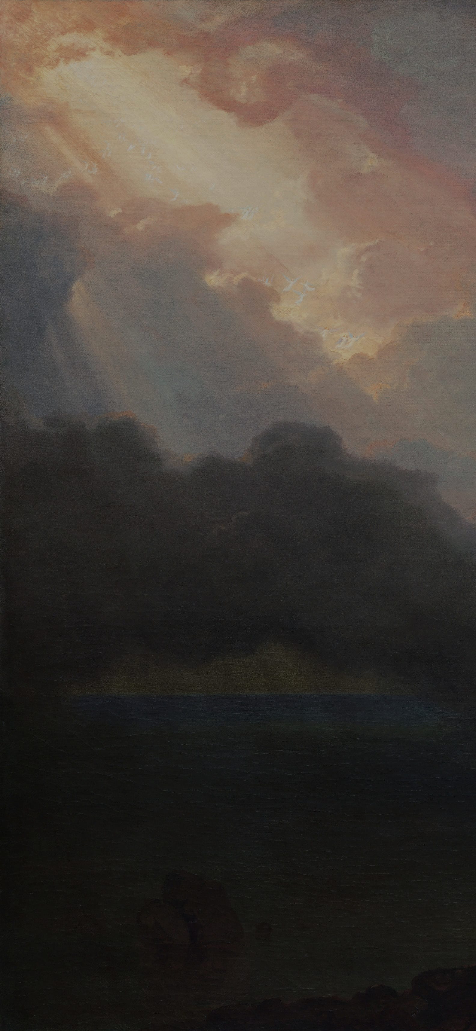 The Voyage of Life: Old Age, cropped to 9:19.5, tall phone background