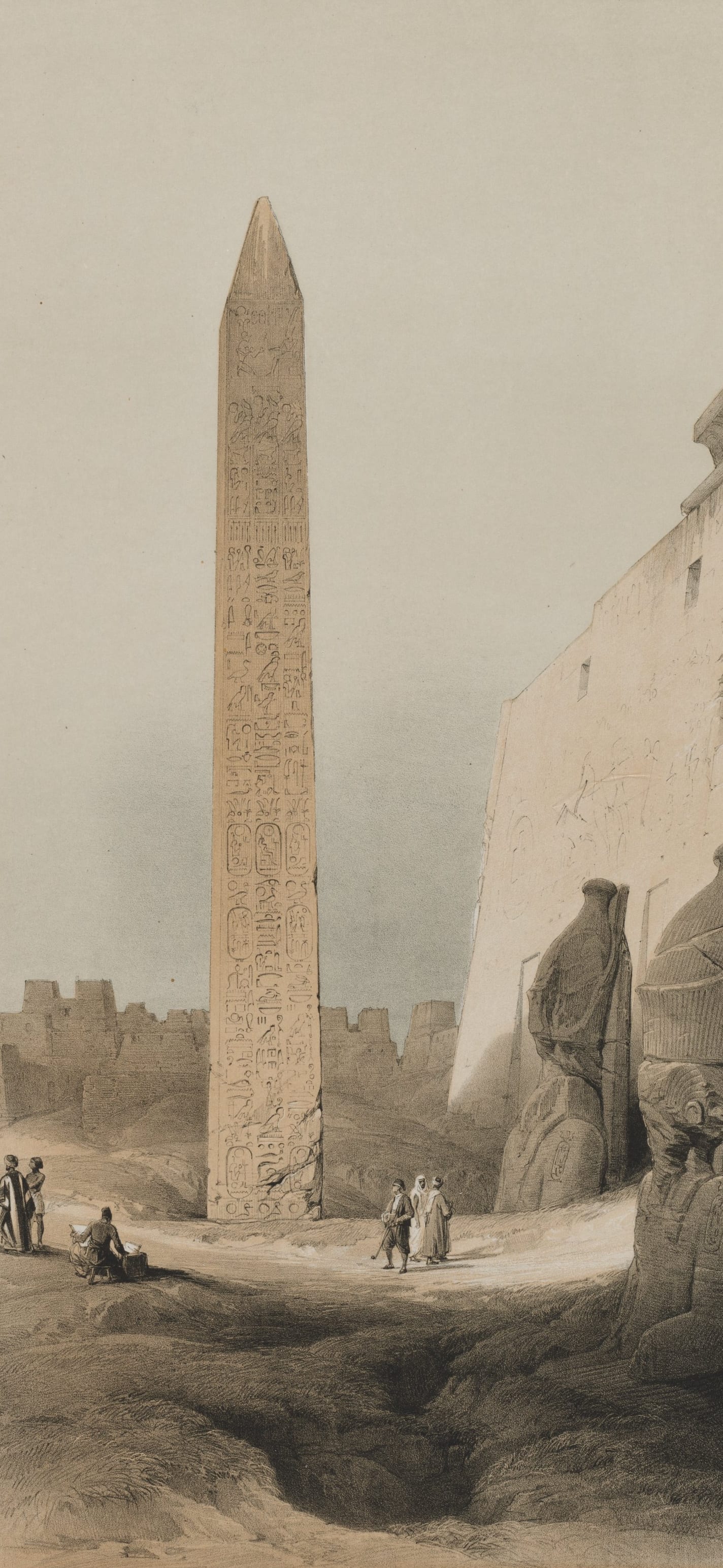 Egypt and Nubia, Volume I, cropped to 9:19.5, tall phone background