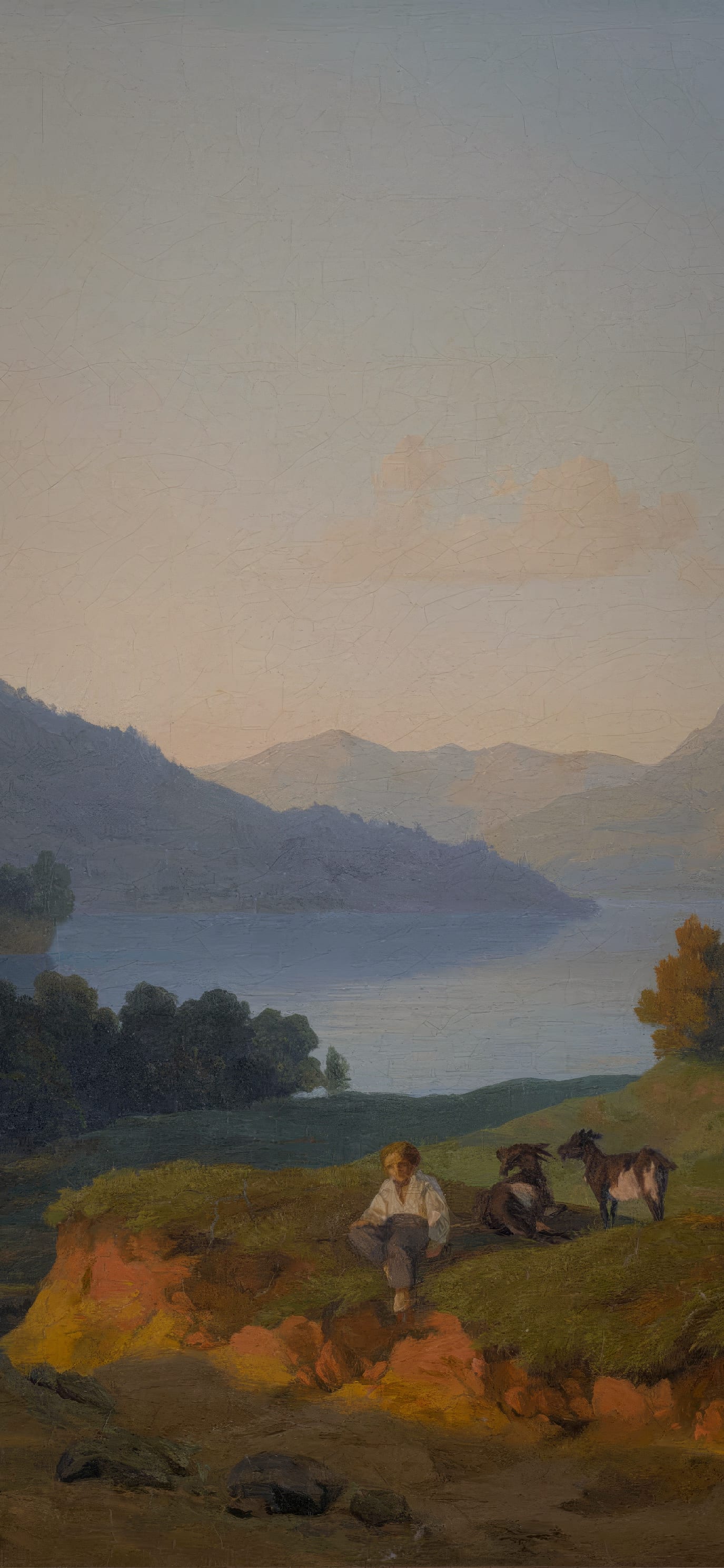 Gebirgssee, cropped to 9:19.5, tall phone background
