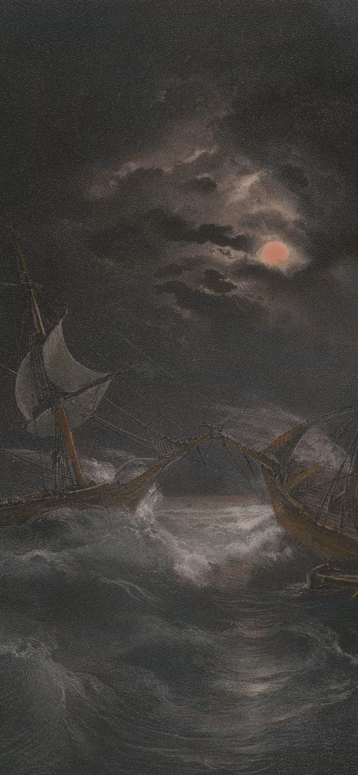 Captain Aubert Saving the Crew of the Lydia, cropped to 9:19.5, tall phone background