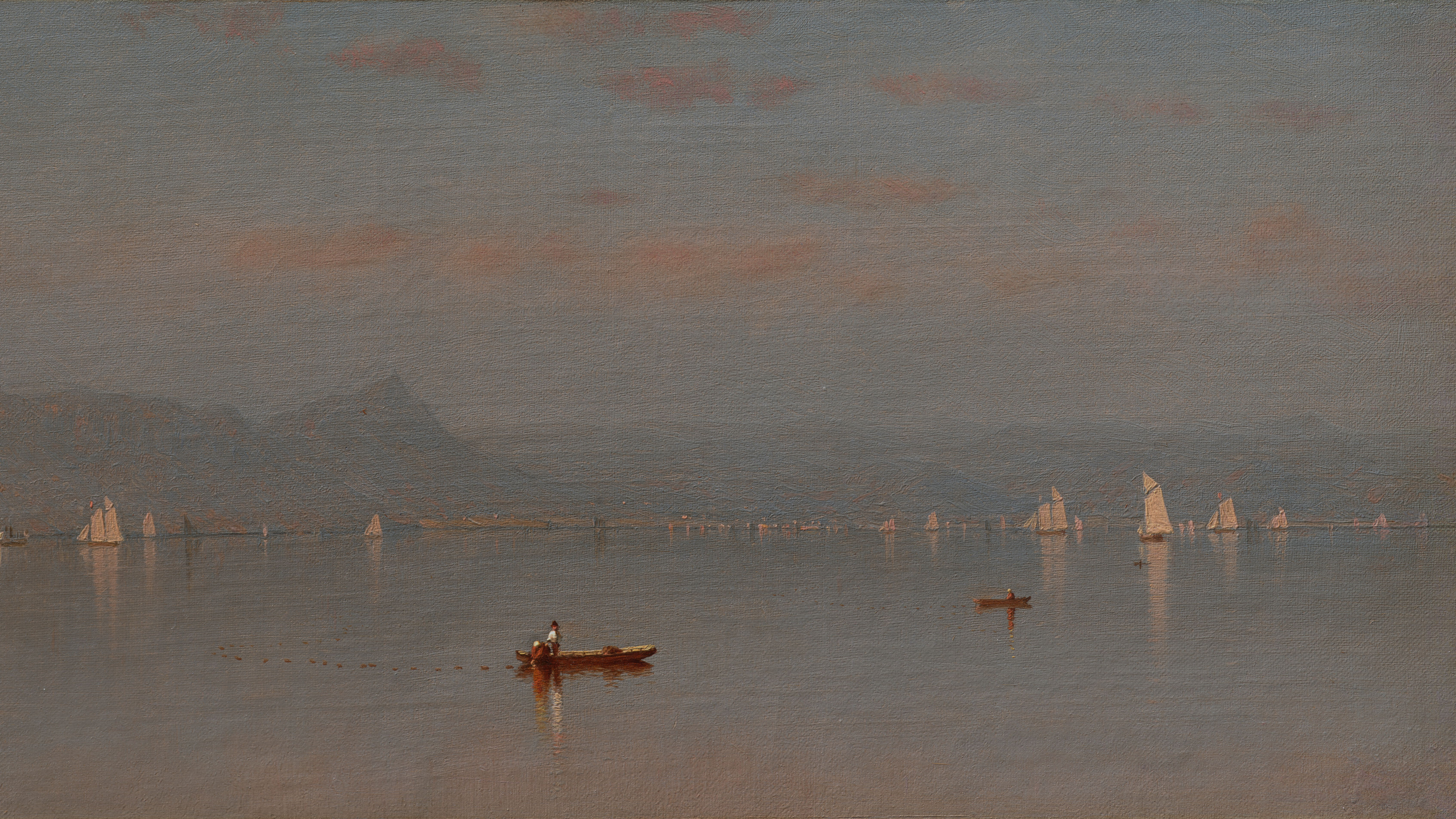 Haverstraw Bay, cropped to 16:9, desktop background