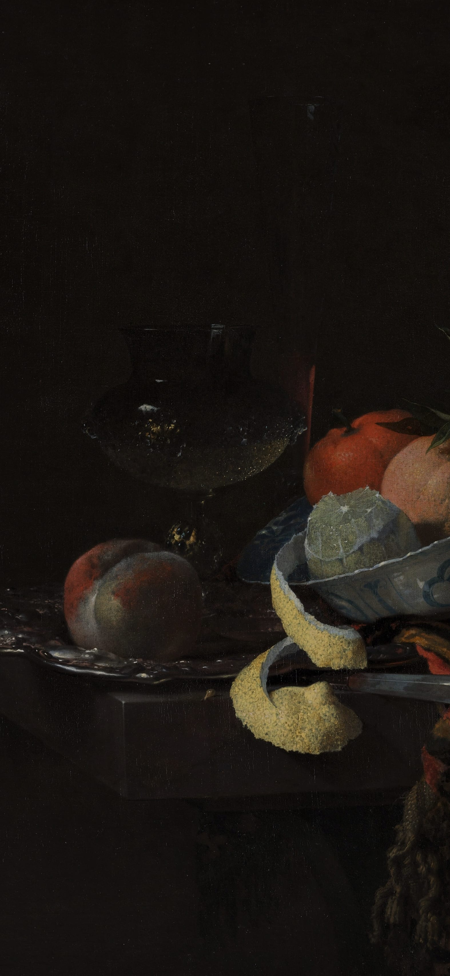 Still Life with a Ming Bowl, cropped to 9:19.5, tall phone background