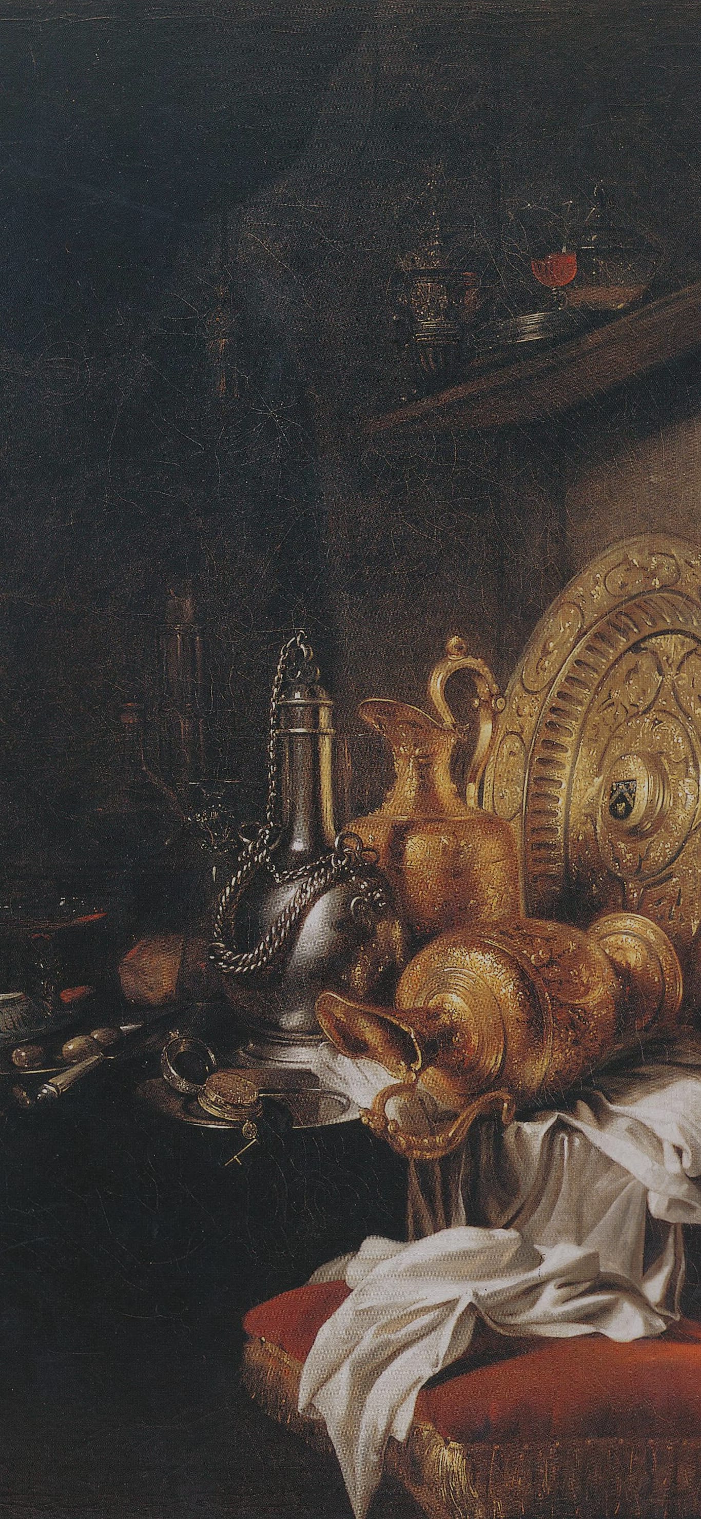 Pronkstilleven with Ewers and Tazza, cropped to 9:19.5, tall phone background