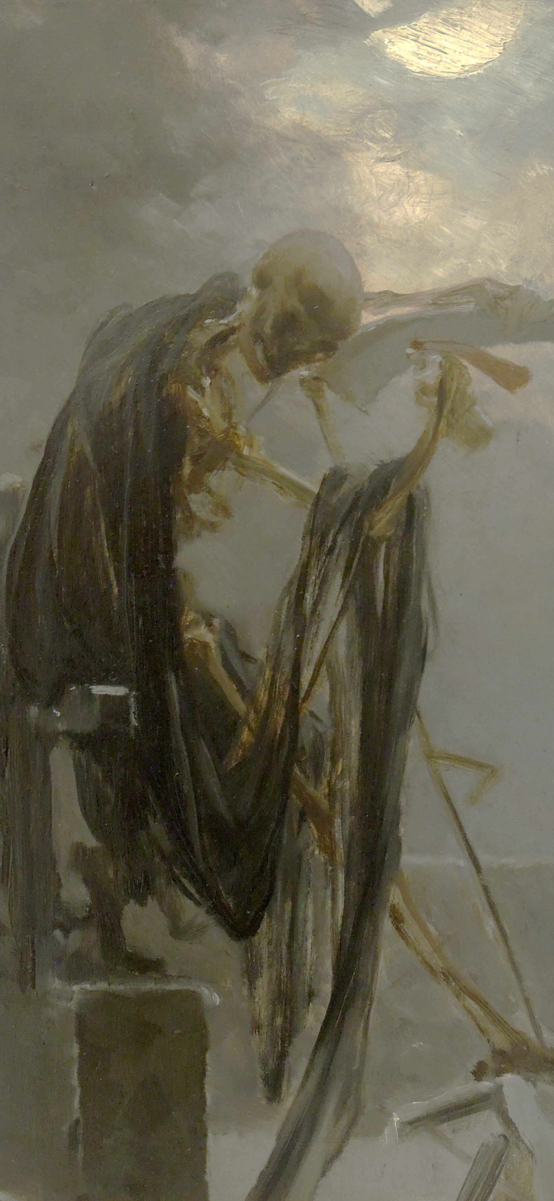 Death, cropped to 9:19.5, tall phone background