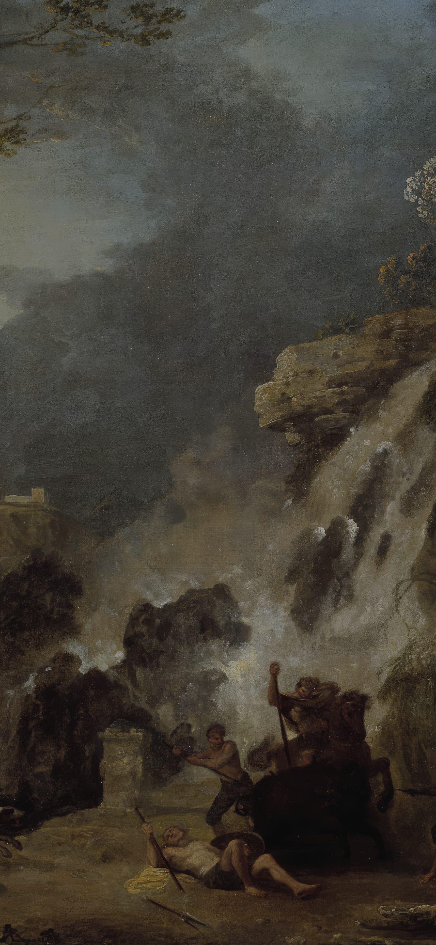 Meleager and Atalanta, cropped to 9:19.5, tall phone background