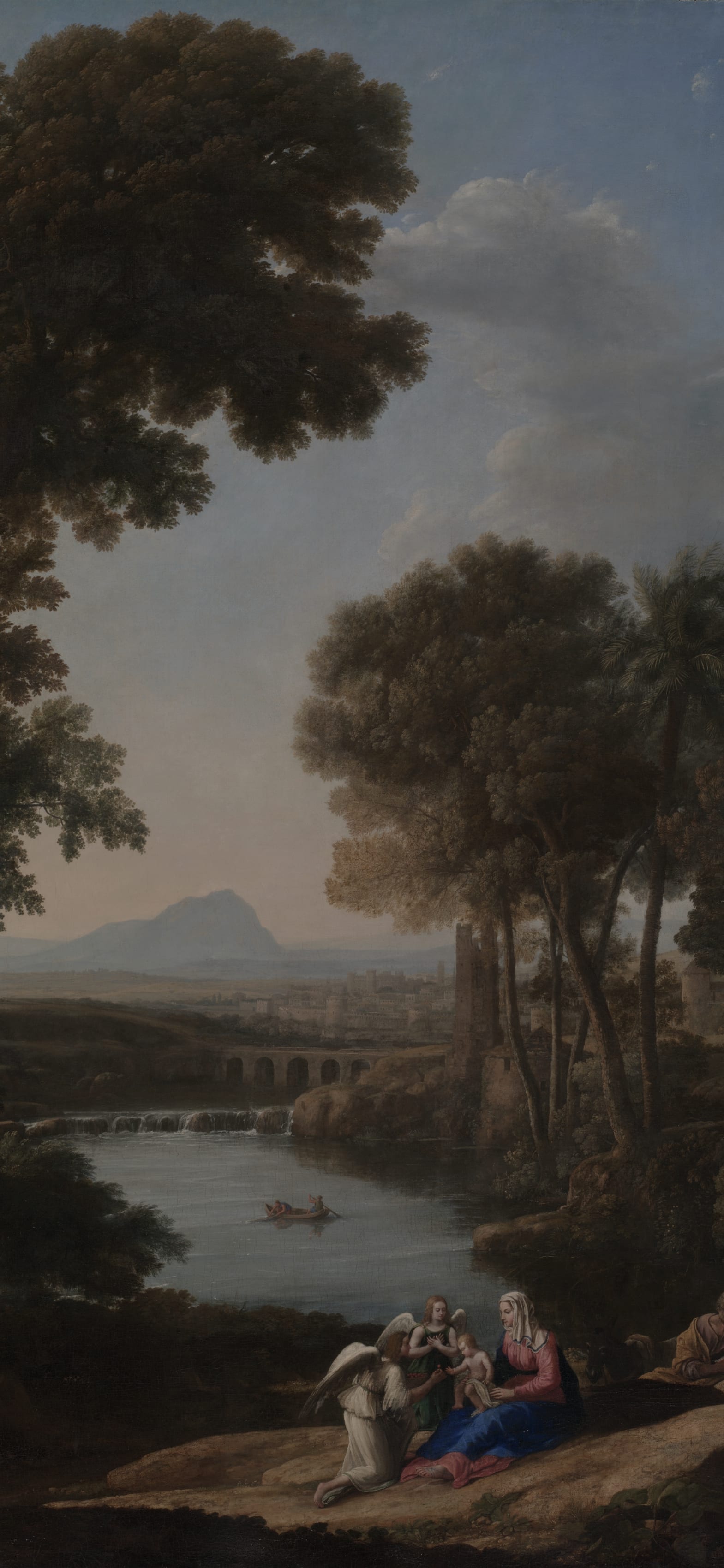 Rest on the Flight into Egypt, cropped to 9:19.5, tall phone background