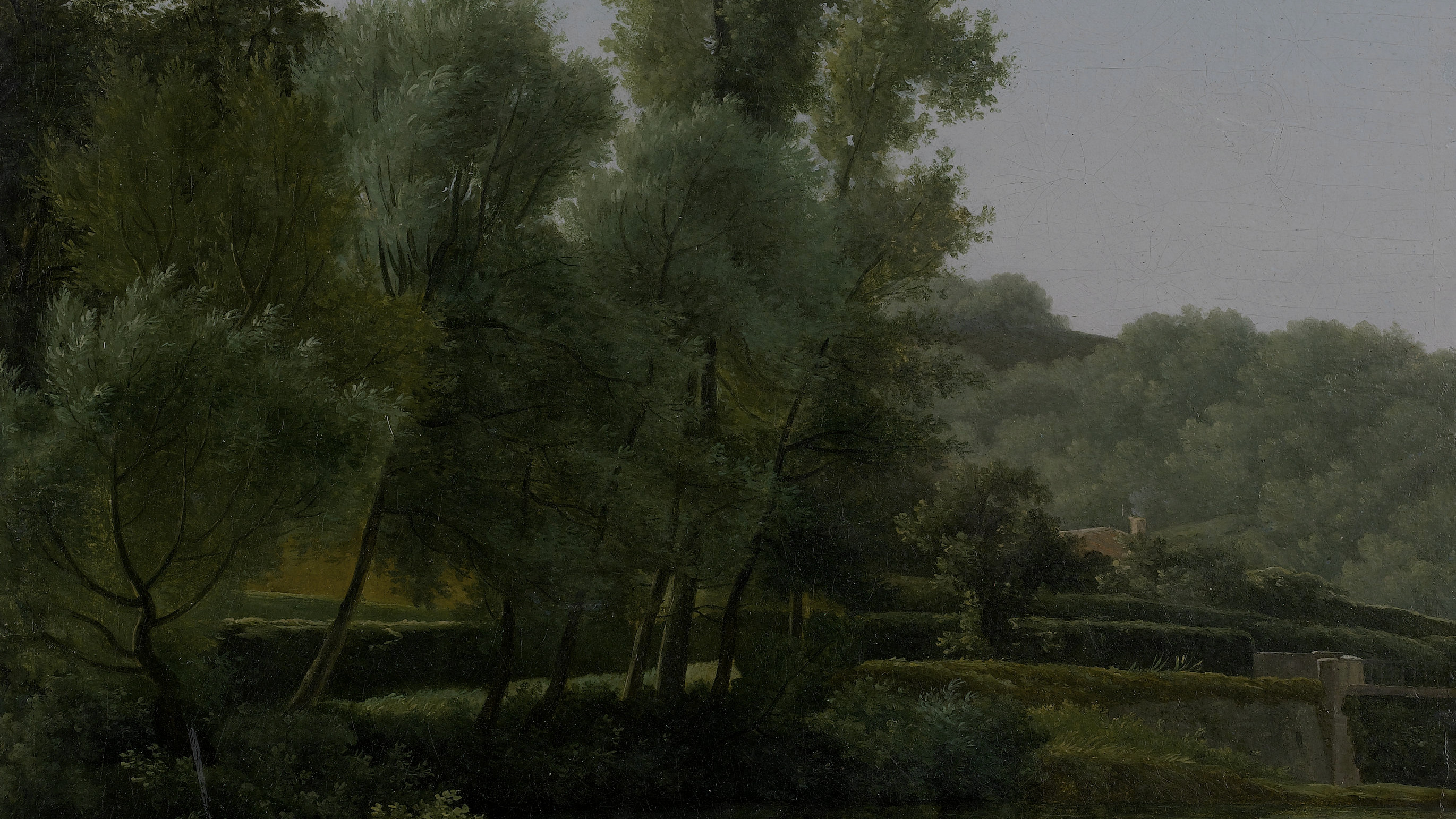 River Landscape, cropped to 16:9, desktop background