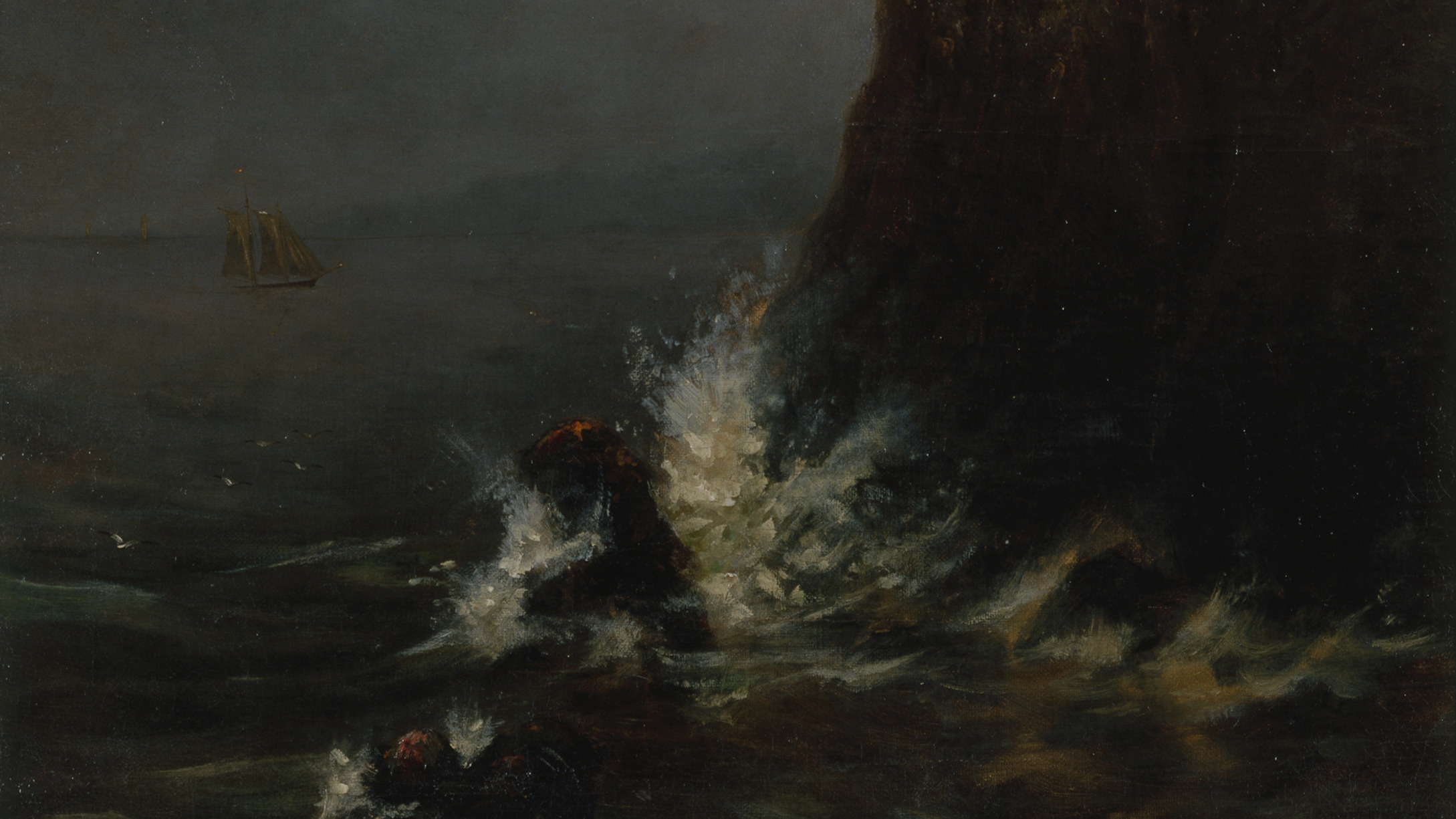Seascape, cropped to 16:9, desktop background