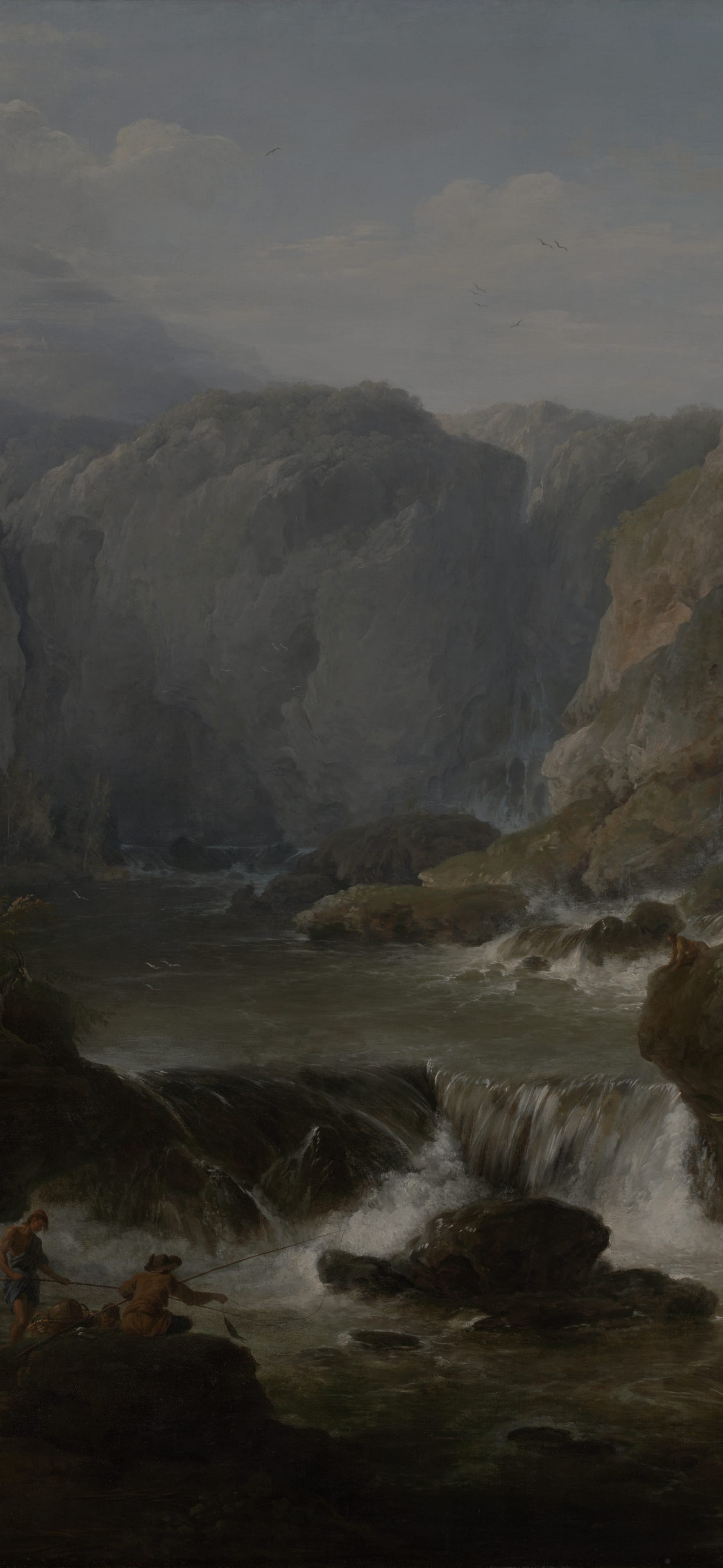 The Waterfalls at Tivoli, cropped to 9:19.5, tall phone background