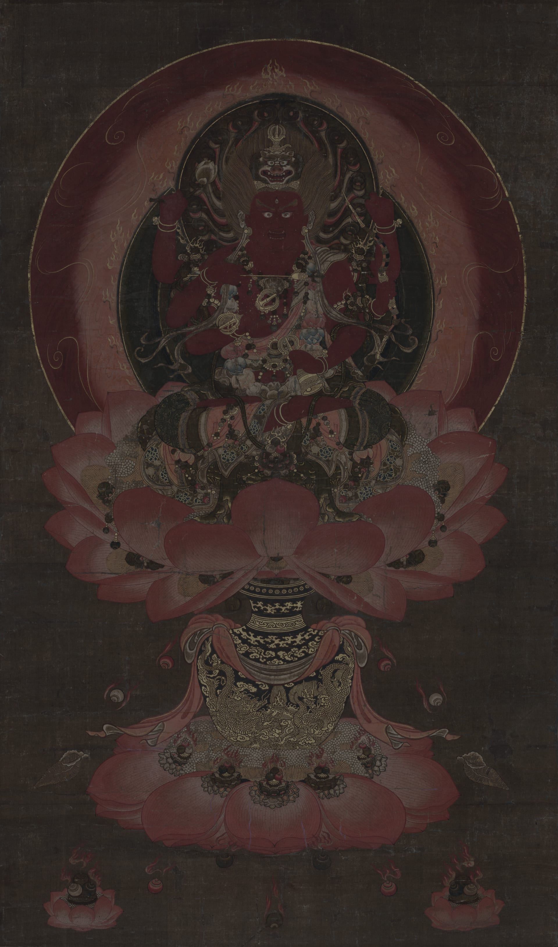 Aizen Myōō, the whole painting