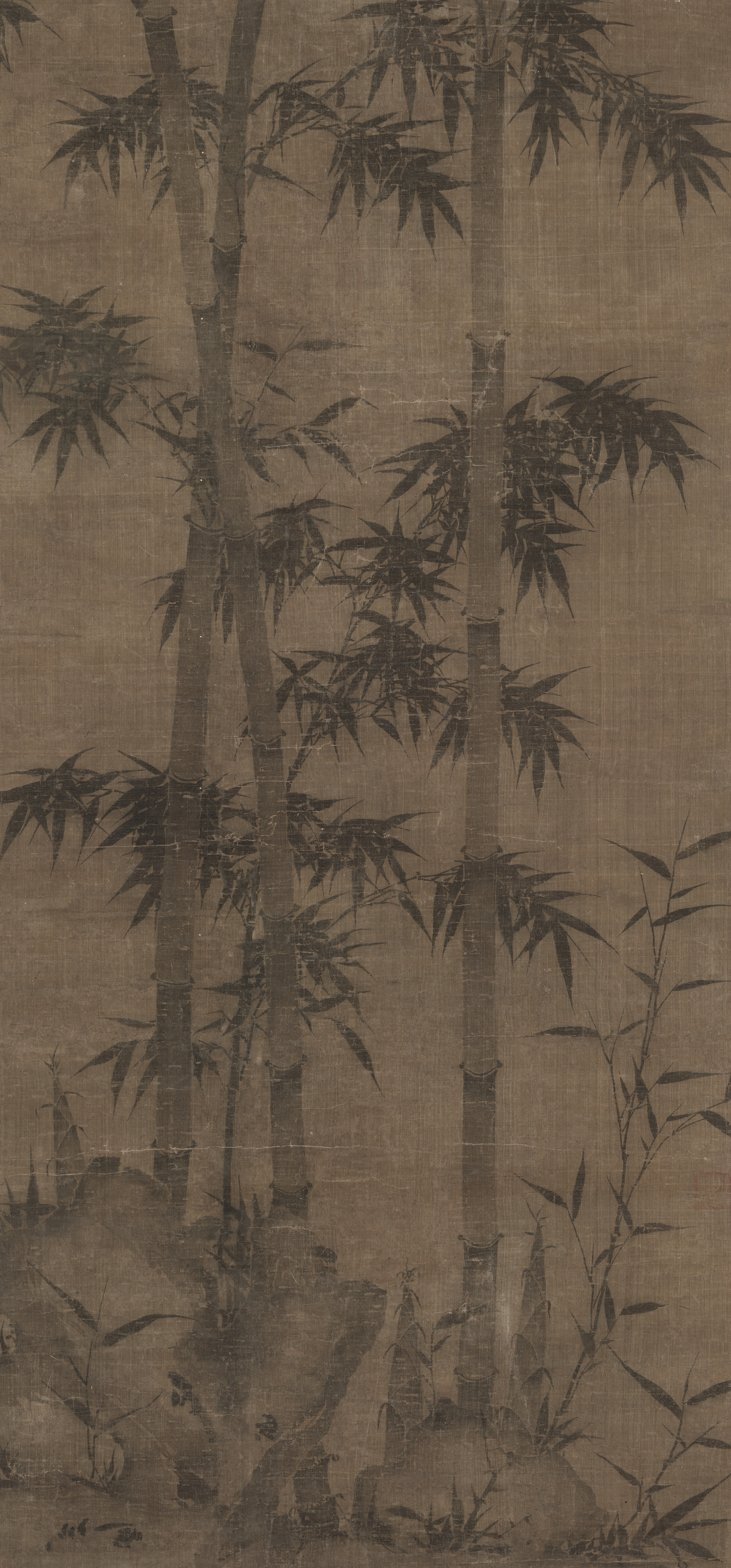 Bamboo in Four Seasons: Autumn, the whole painting