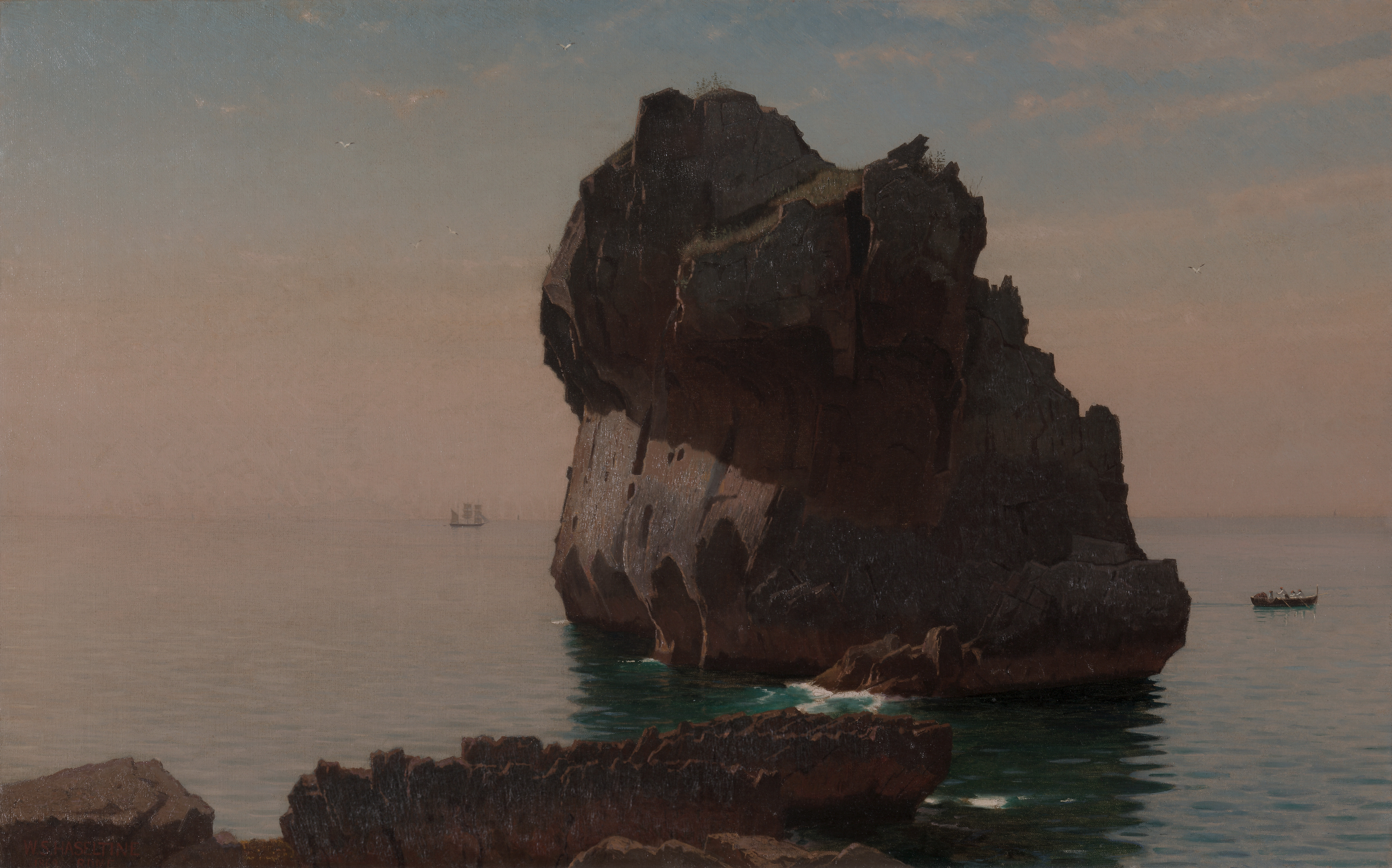 Capri, the whole painting, desktop background