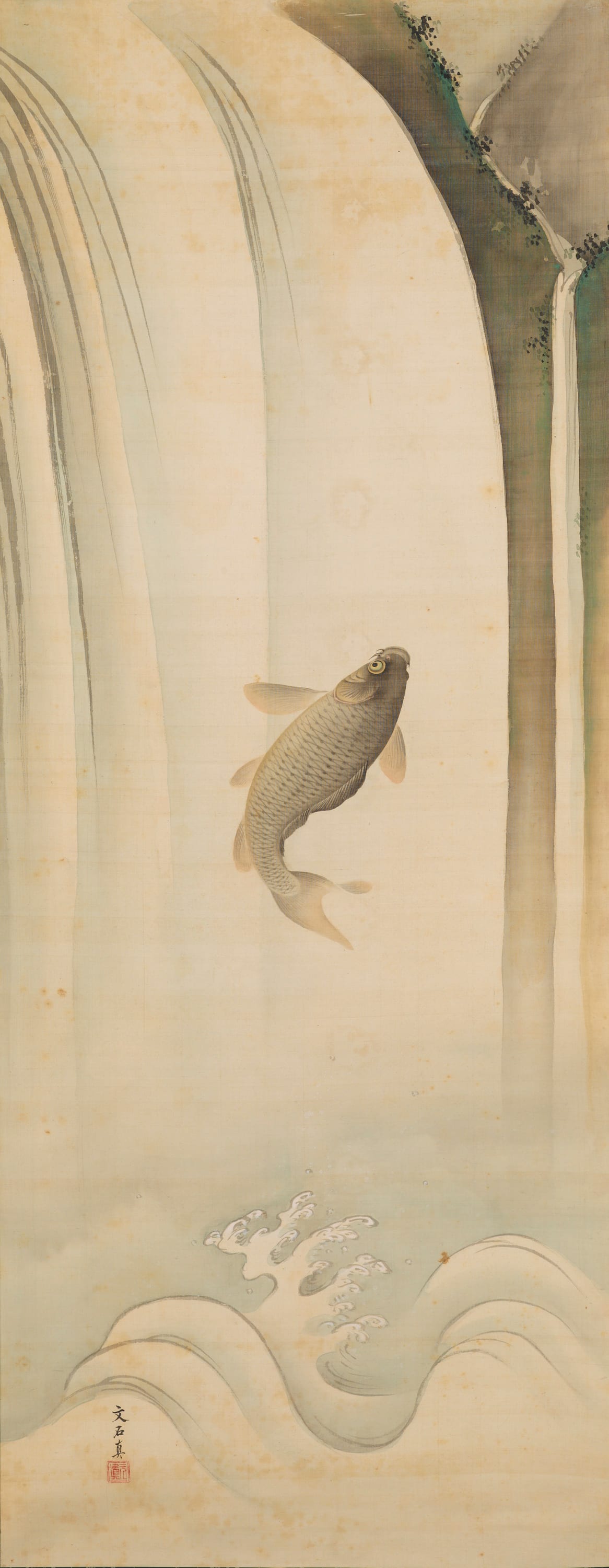 Carp, the whole painting
