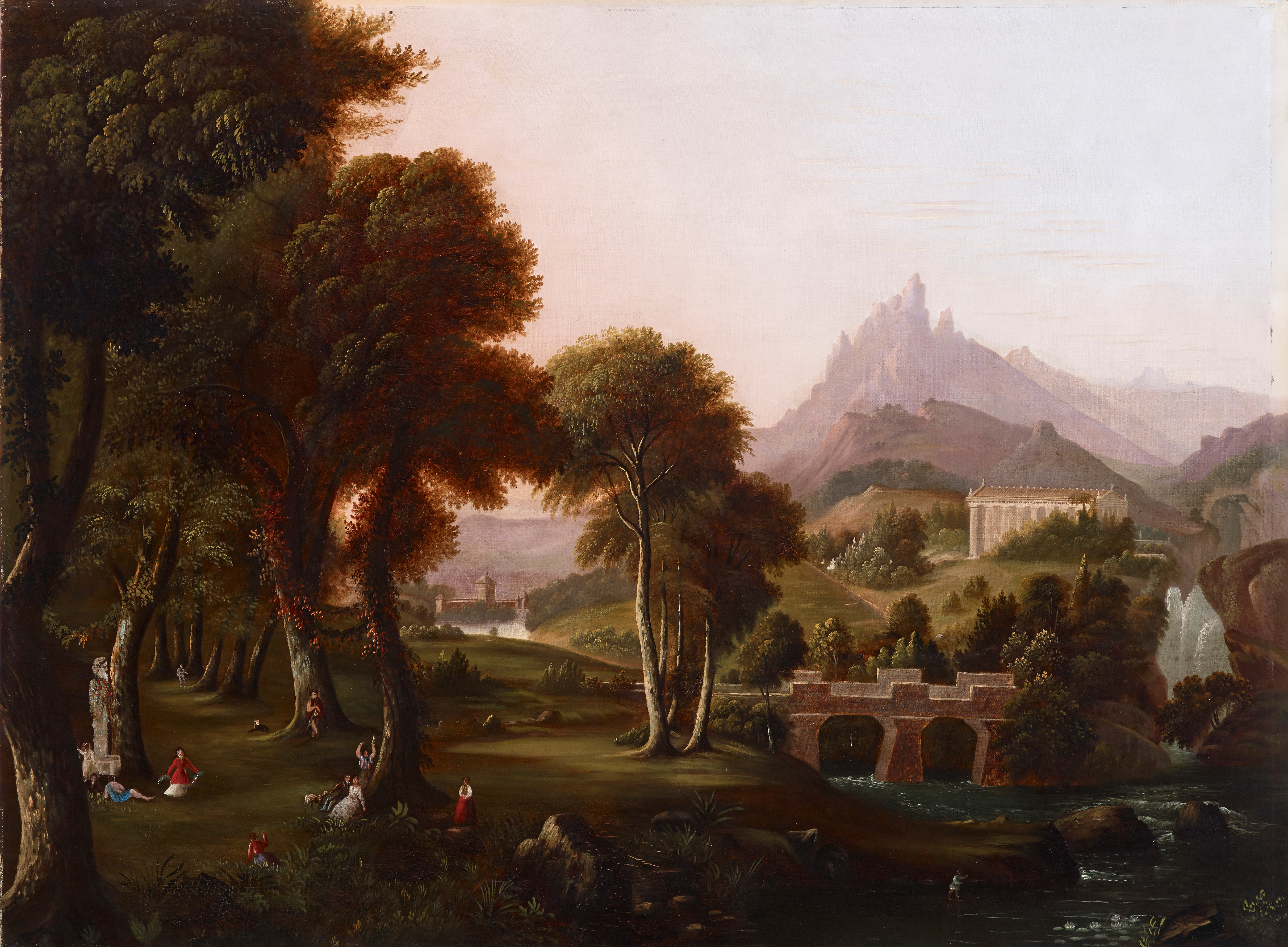 Dream of Arcadia (copy), the whole painting, desktop background