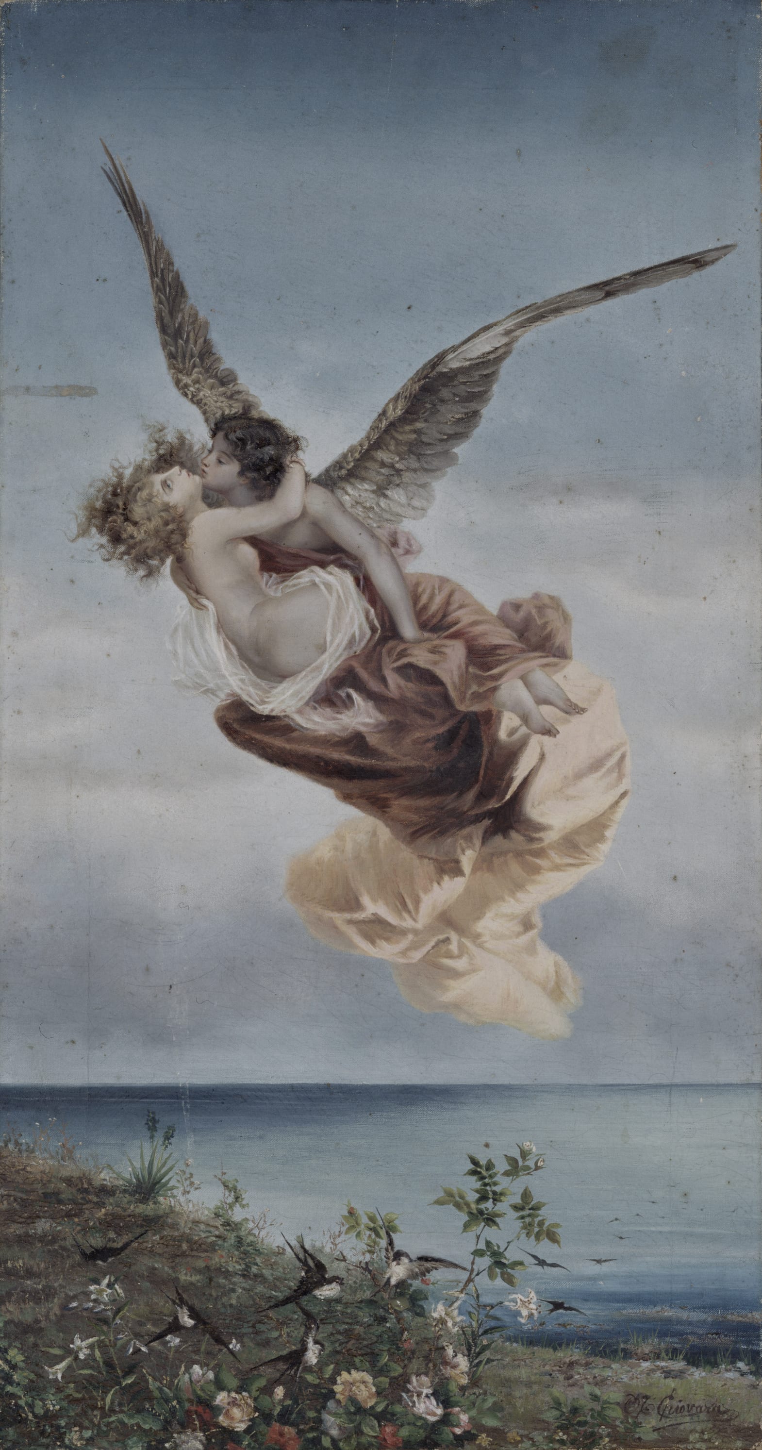 Eros and Psyche, the whole painting