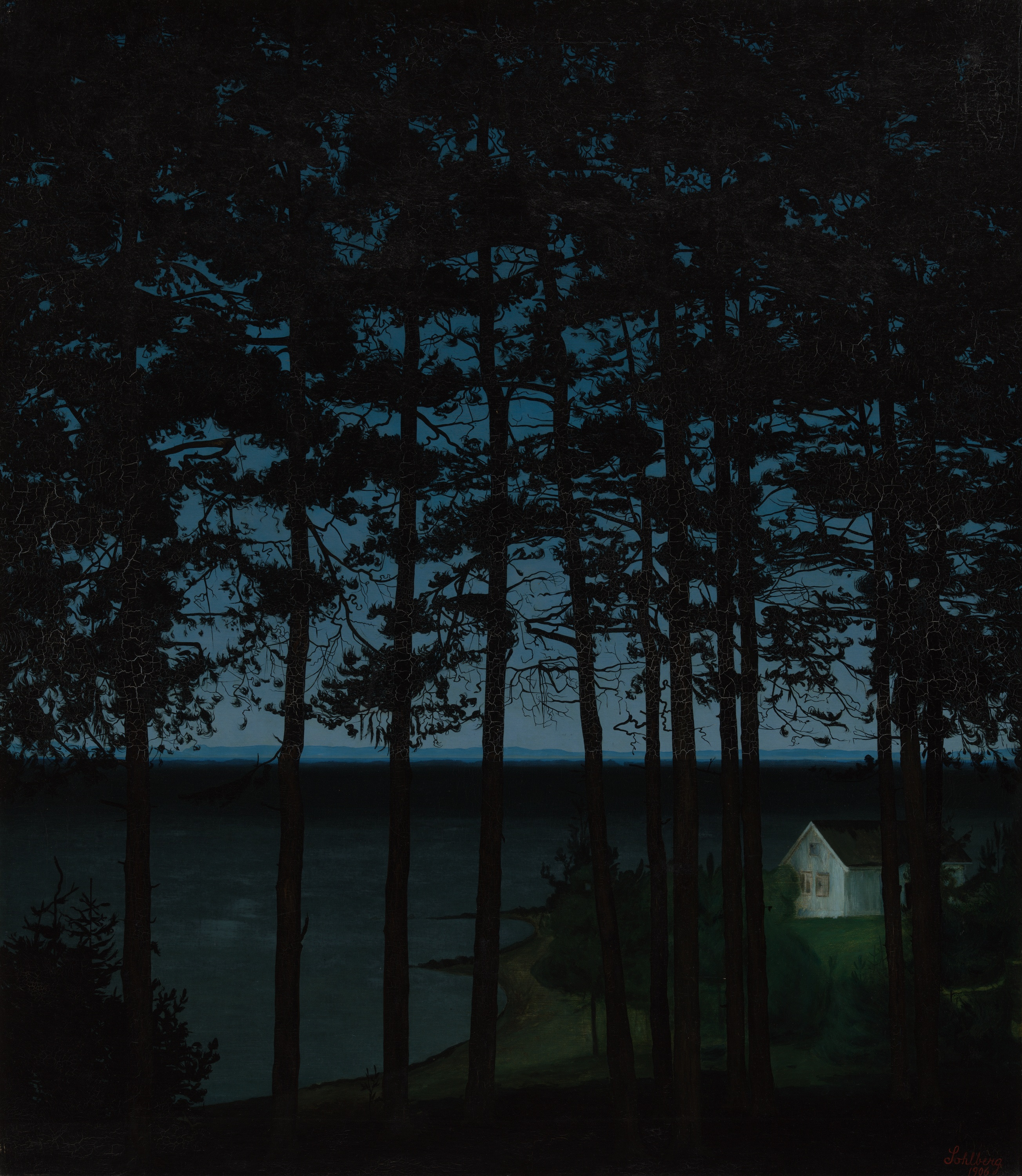 Fisherman's Cottage, the whole painting