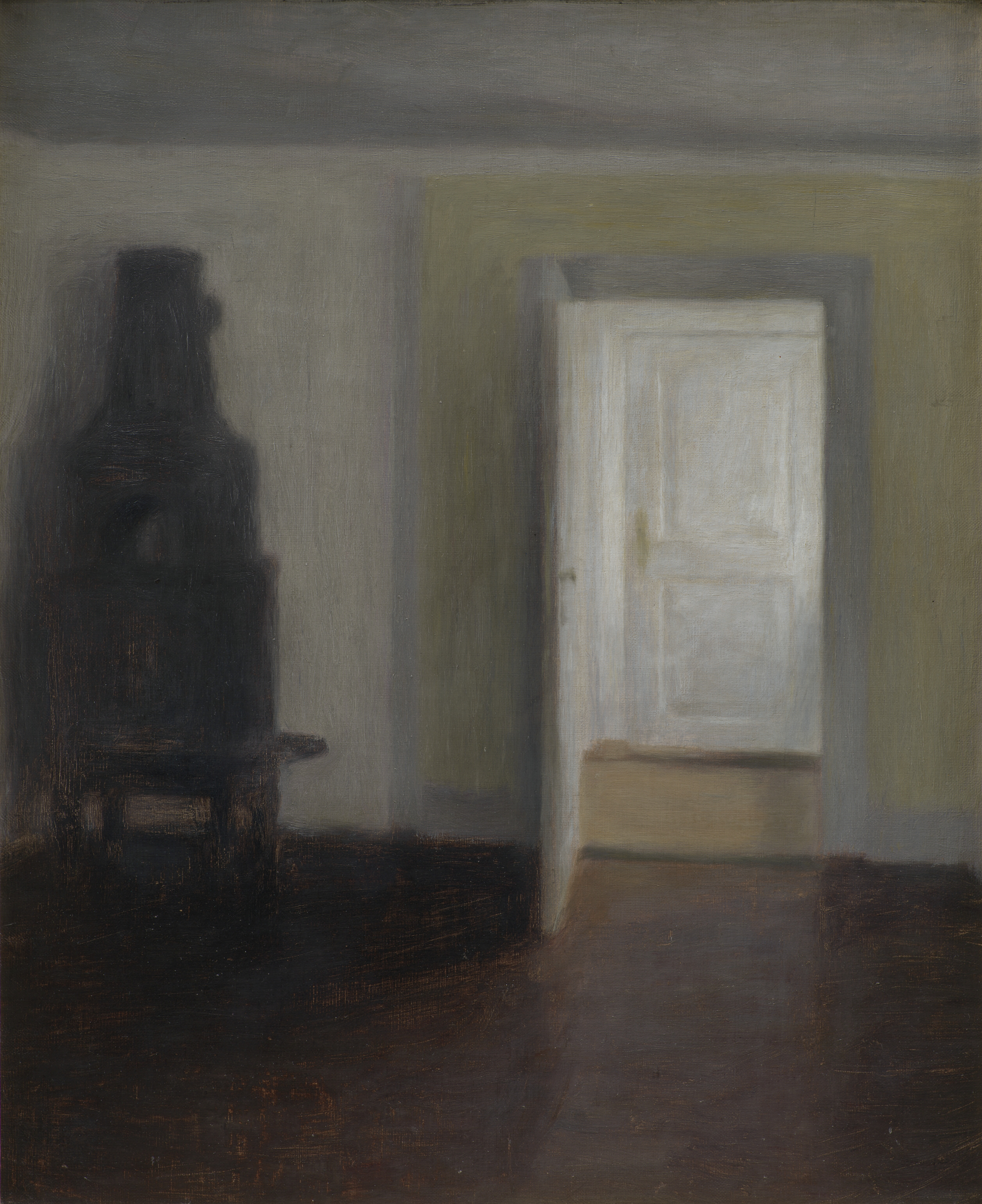 Interior with the Old Stove, Albertines Lyst, the whole painting