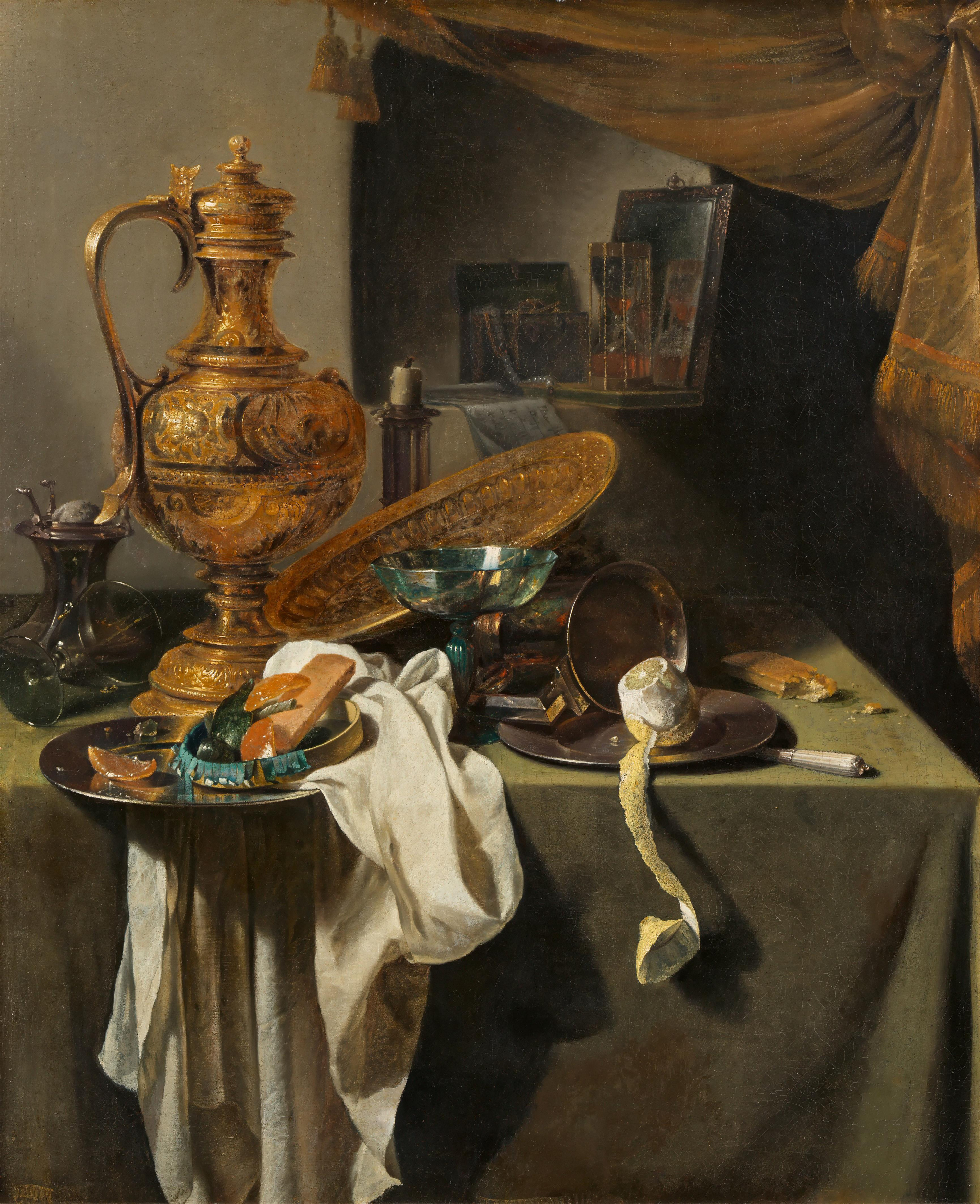 Large Vanitas Still Life, the whole painting