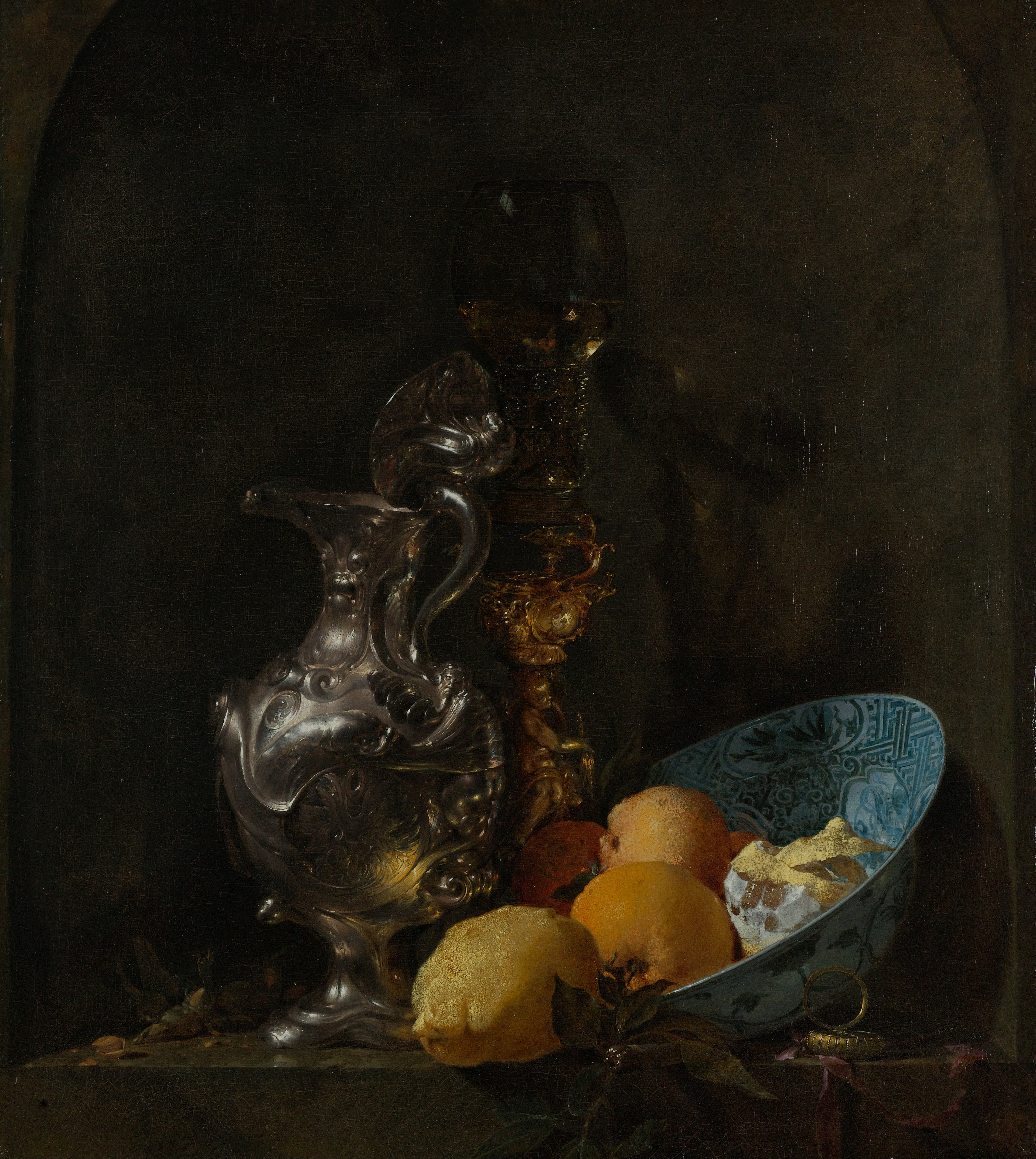 Still Life with a Silver Jug, the whole painting