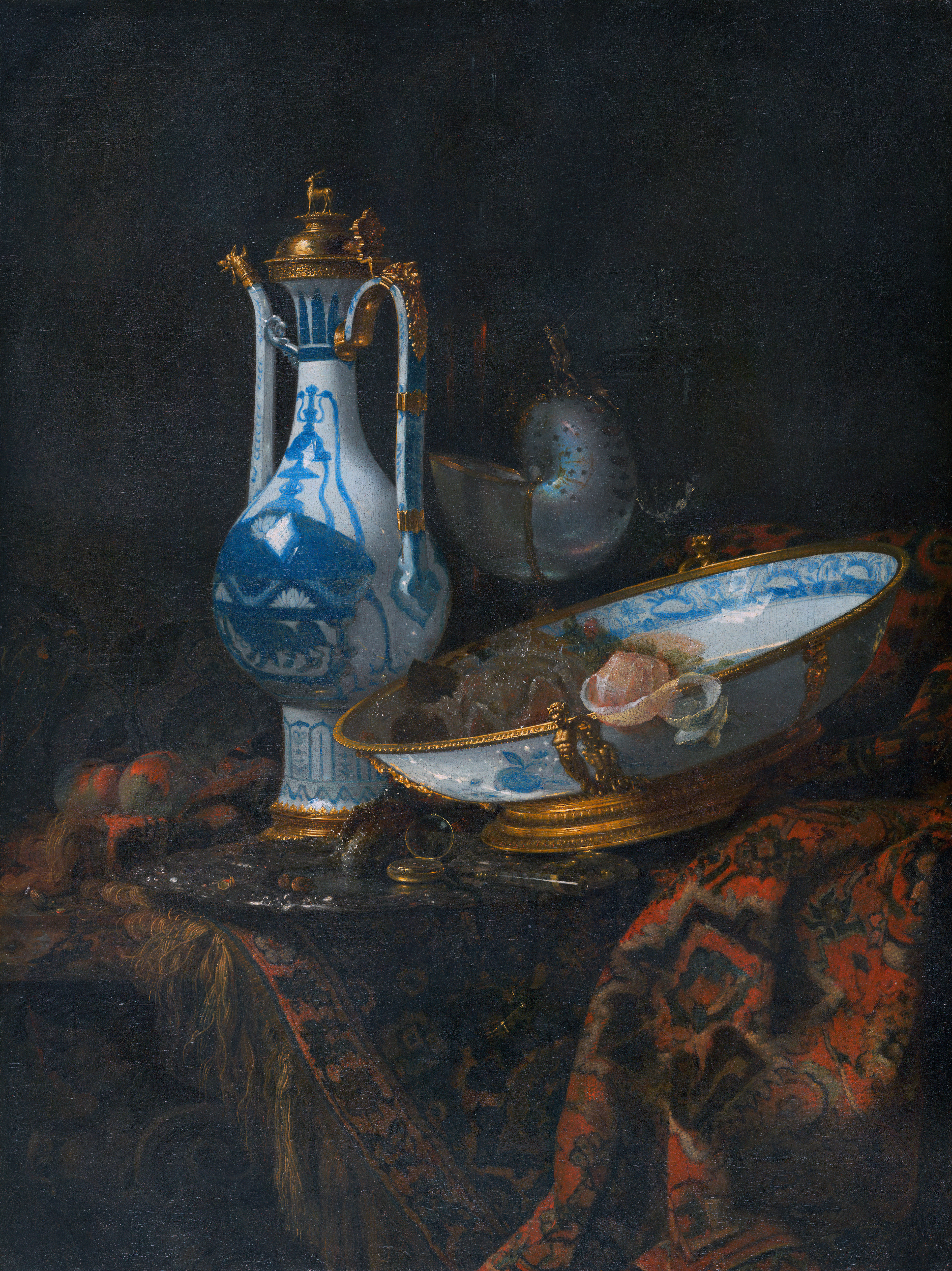 Still Life with Aquamanile and Nautilus Cup, the whole painting