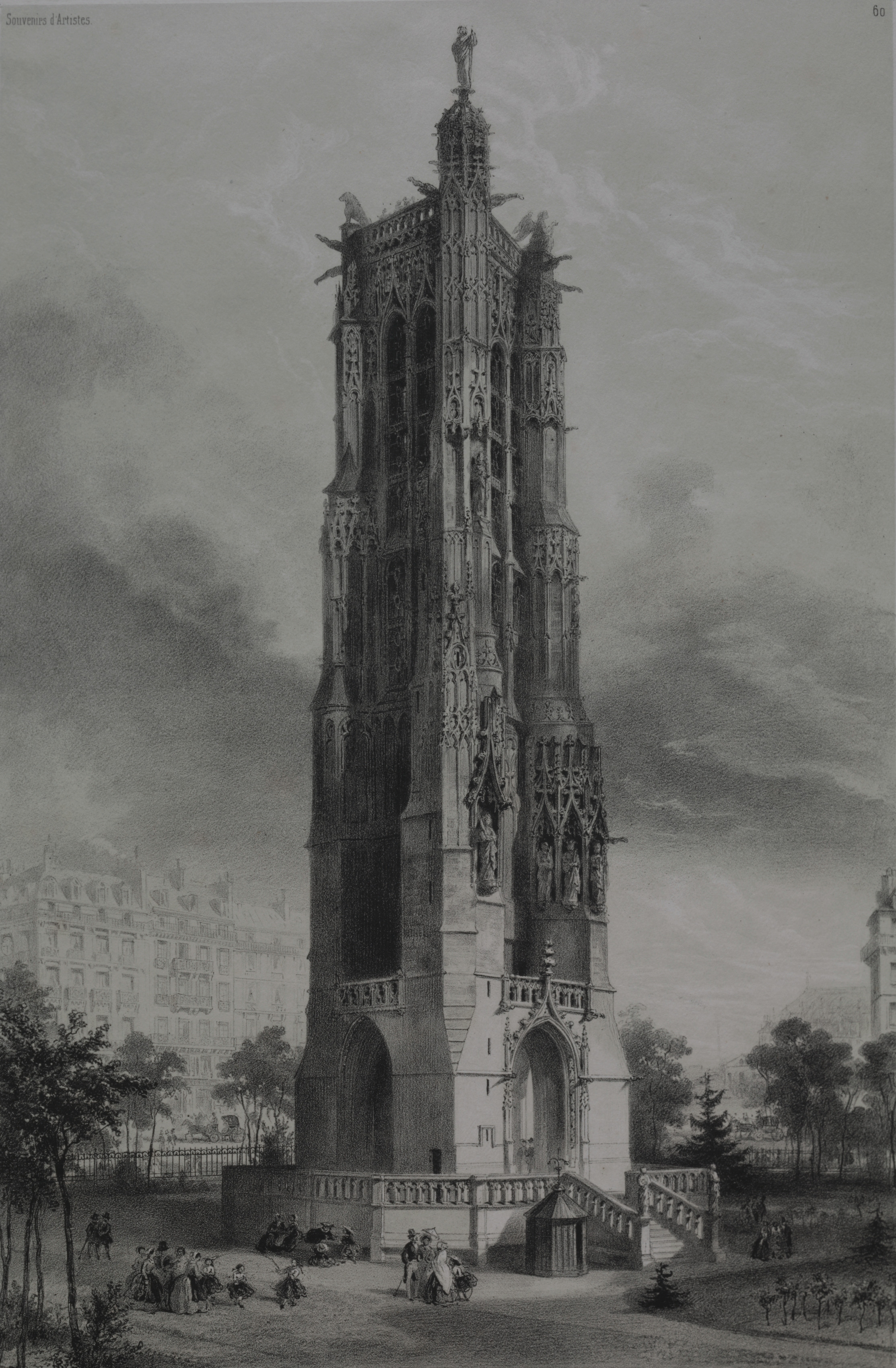 La Tour St. Jacques, the whole painting