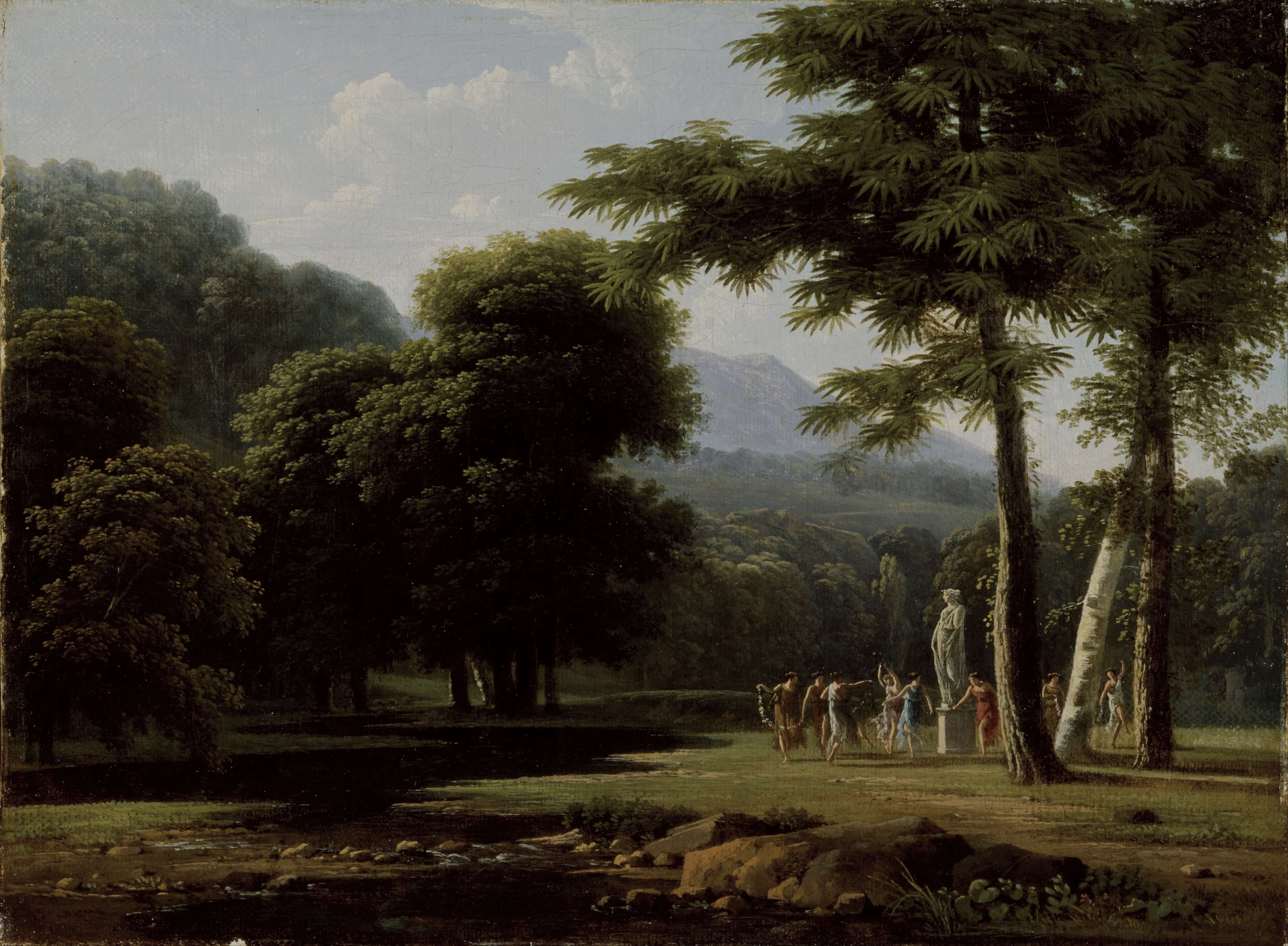 Landscape, the whole painting, desktop background
