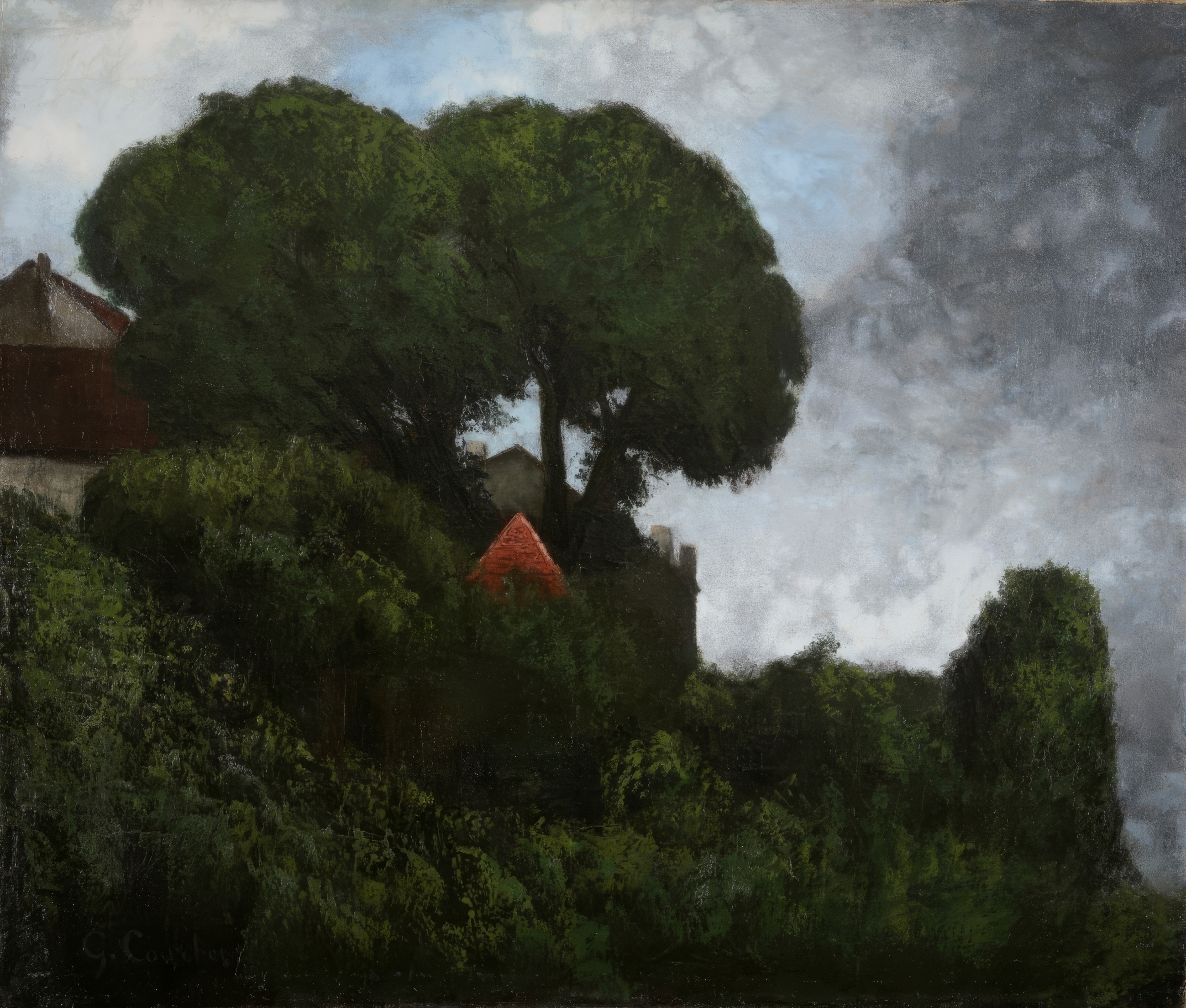 Landscape, the whole painting, desktop background