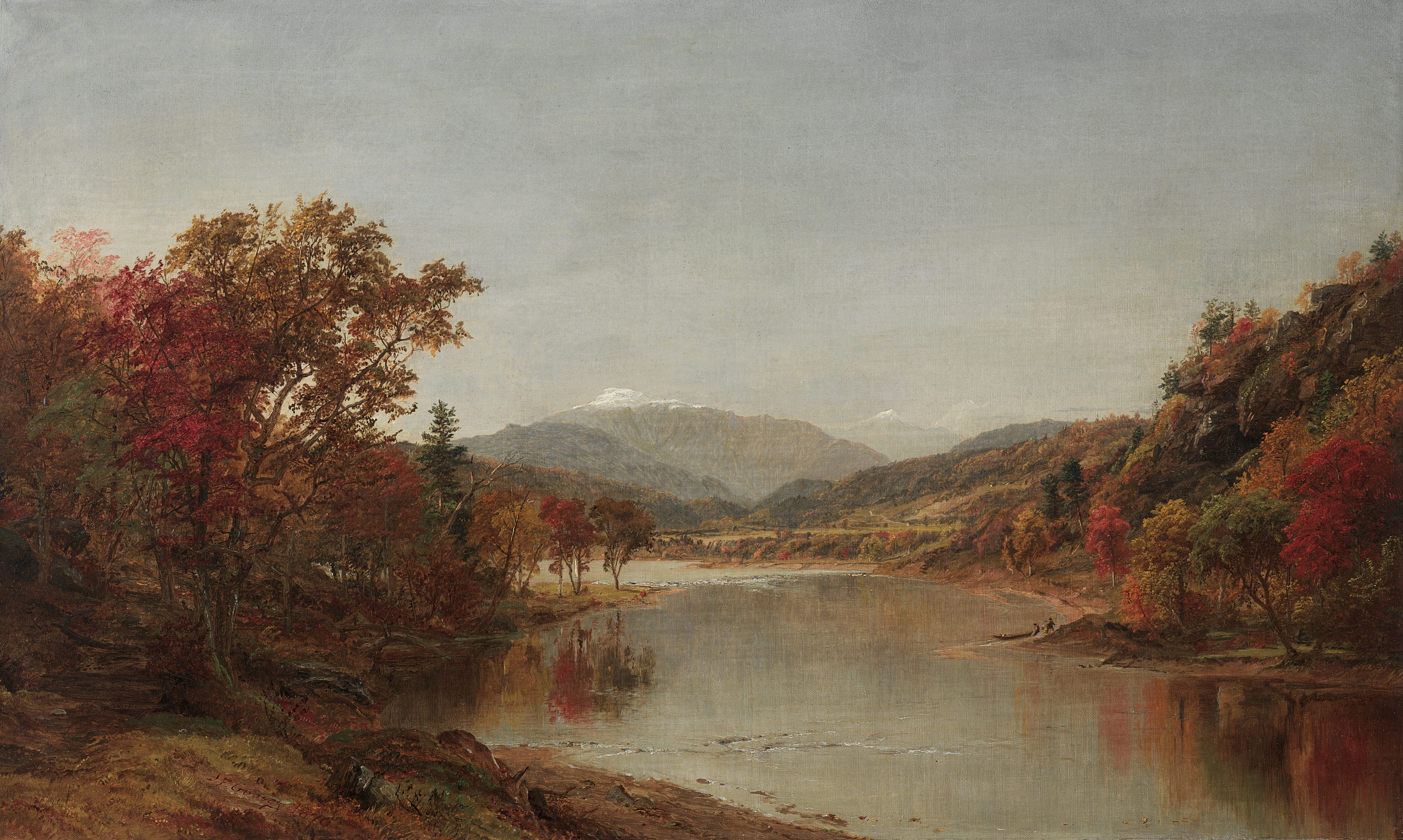 Mount Washington, New Hampshire, the whole painting, desktop background