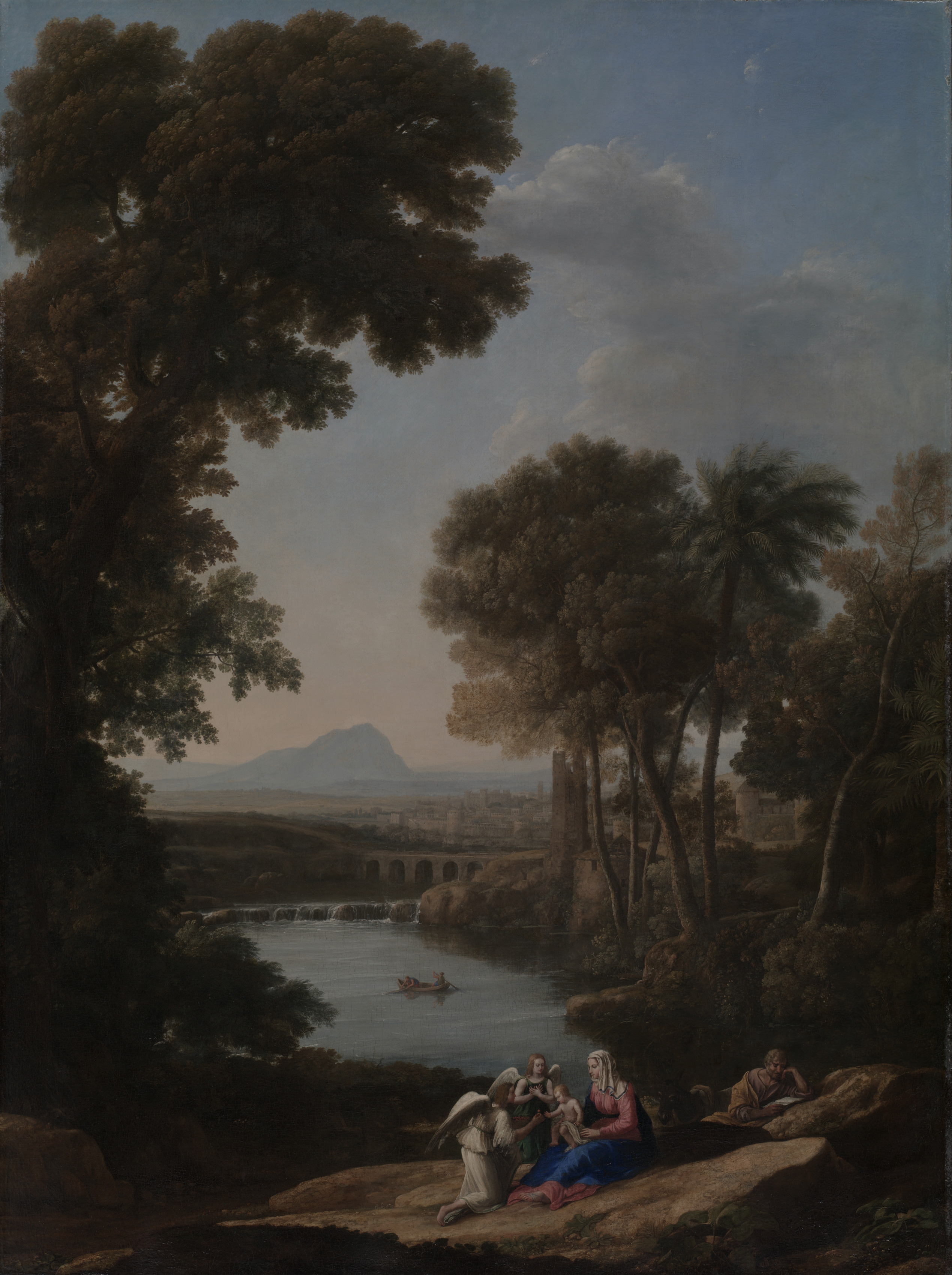 Rest on the Flight into Egypt, the whole painting