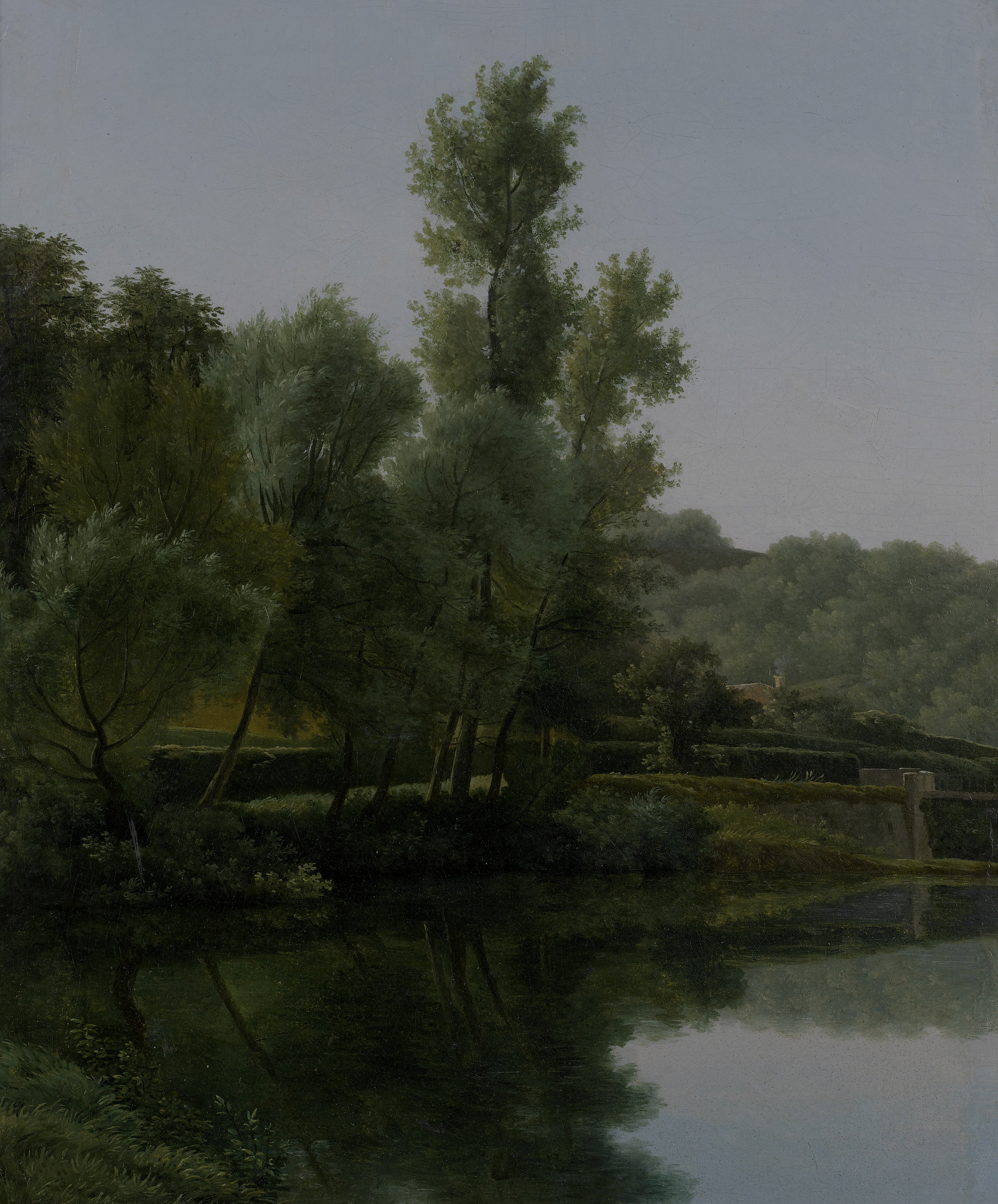River Landscape, the whole painting