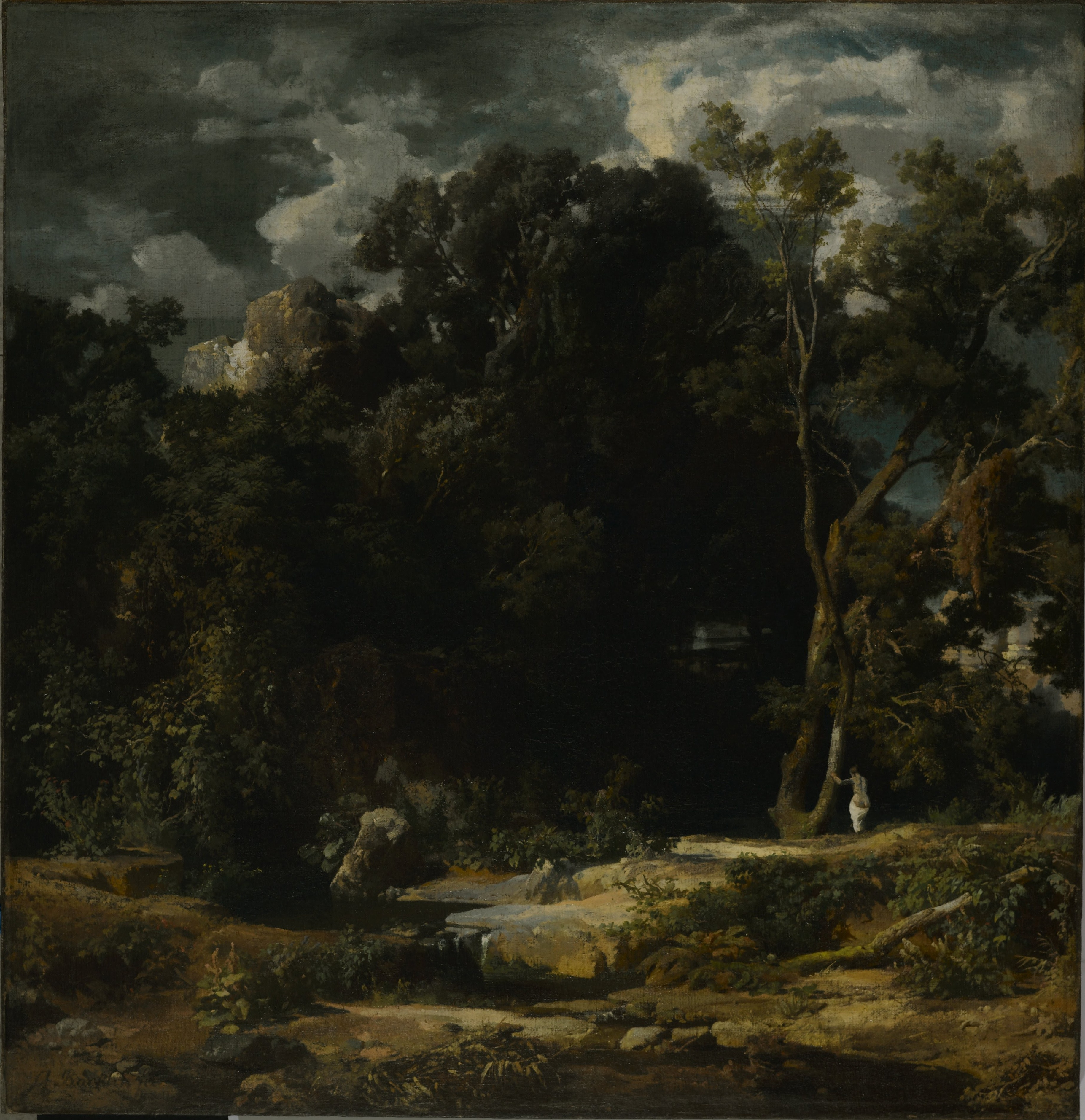 Roman Landscape, the whole painting