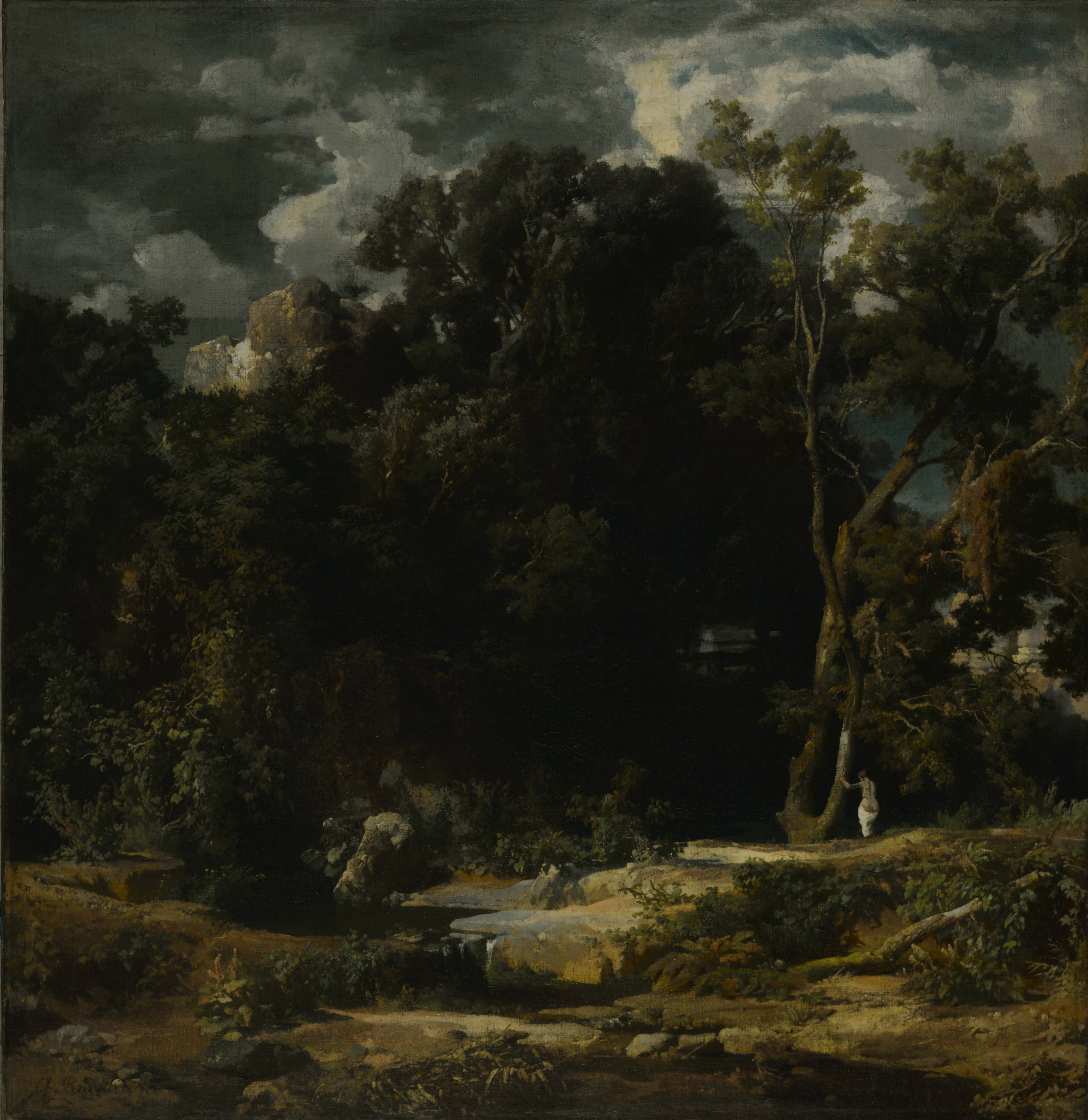 Roman Landscape, the whole painting