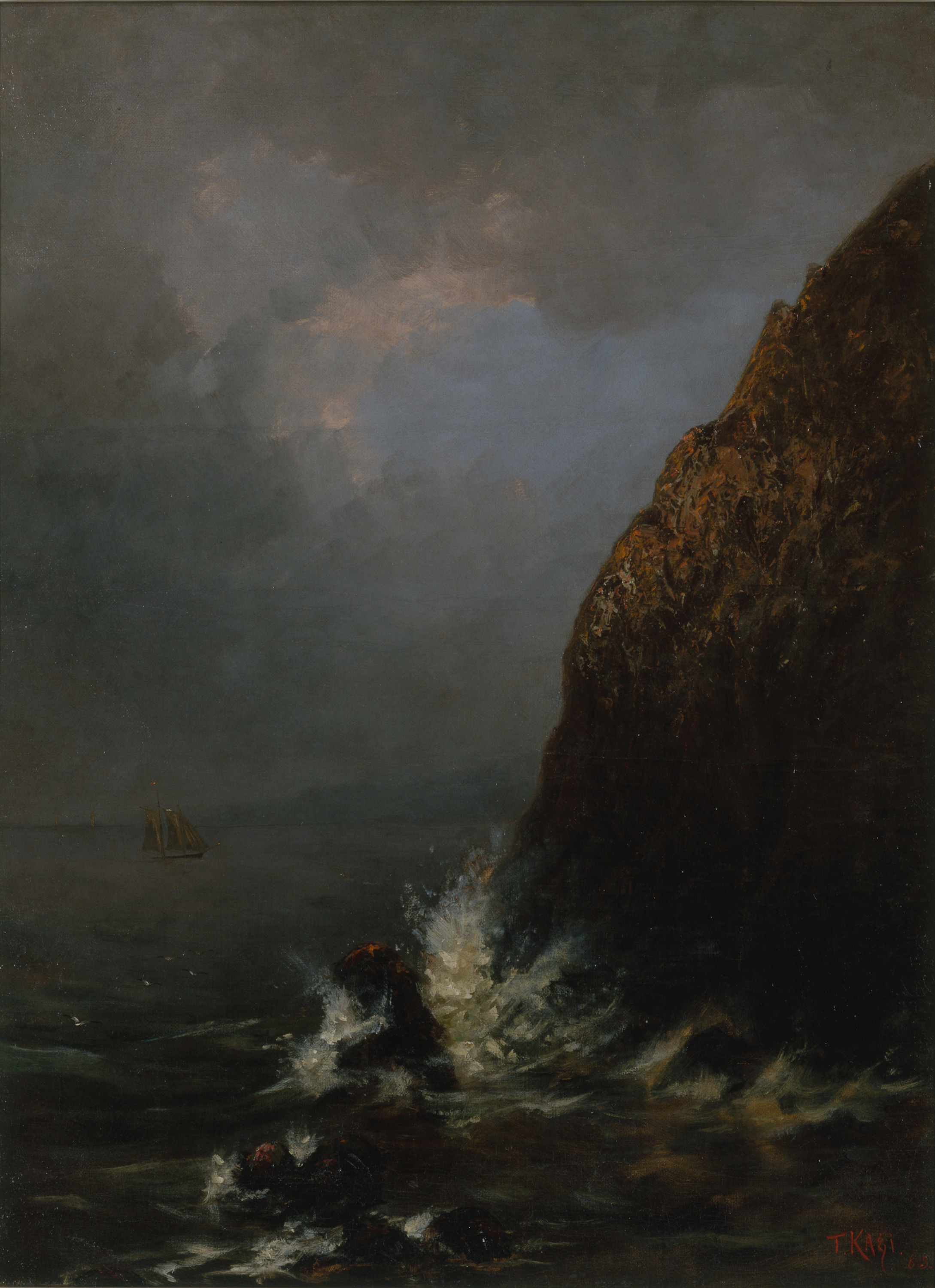 Seascape, the whole painting