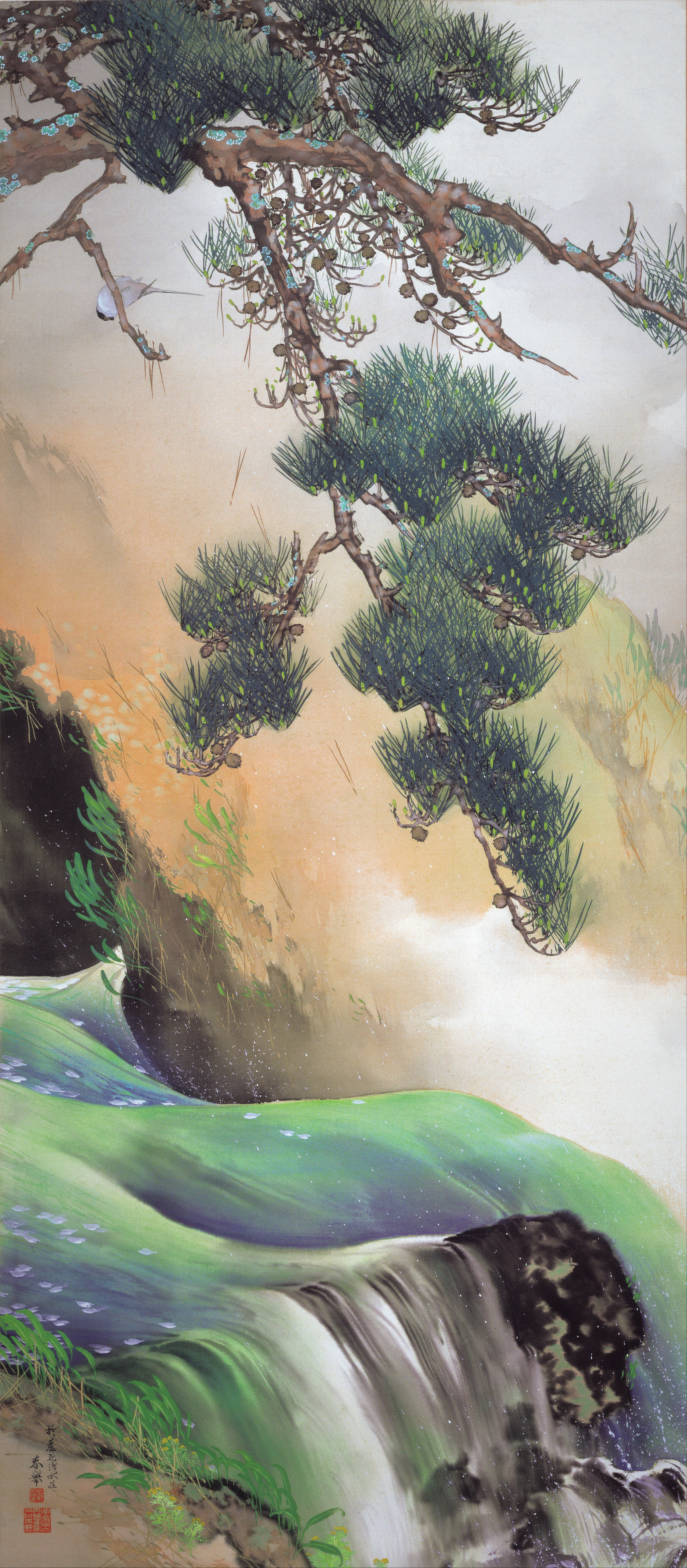 Spring of Mountain, the whole painting