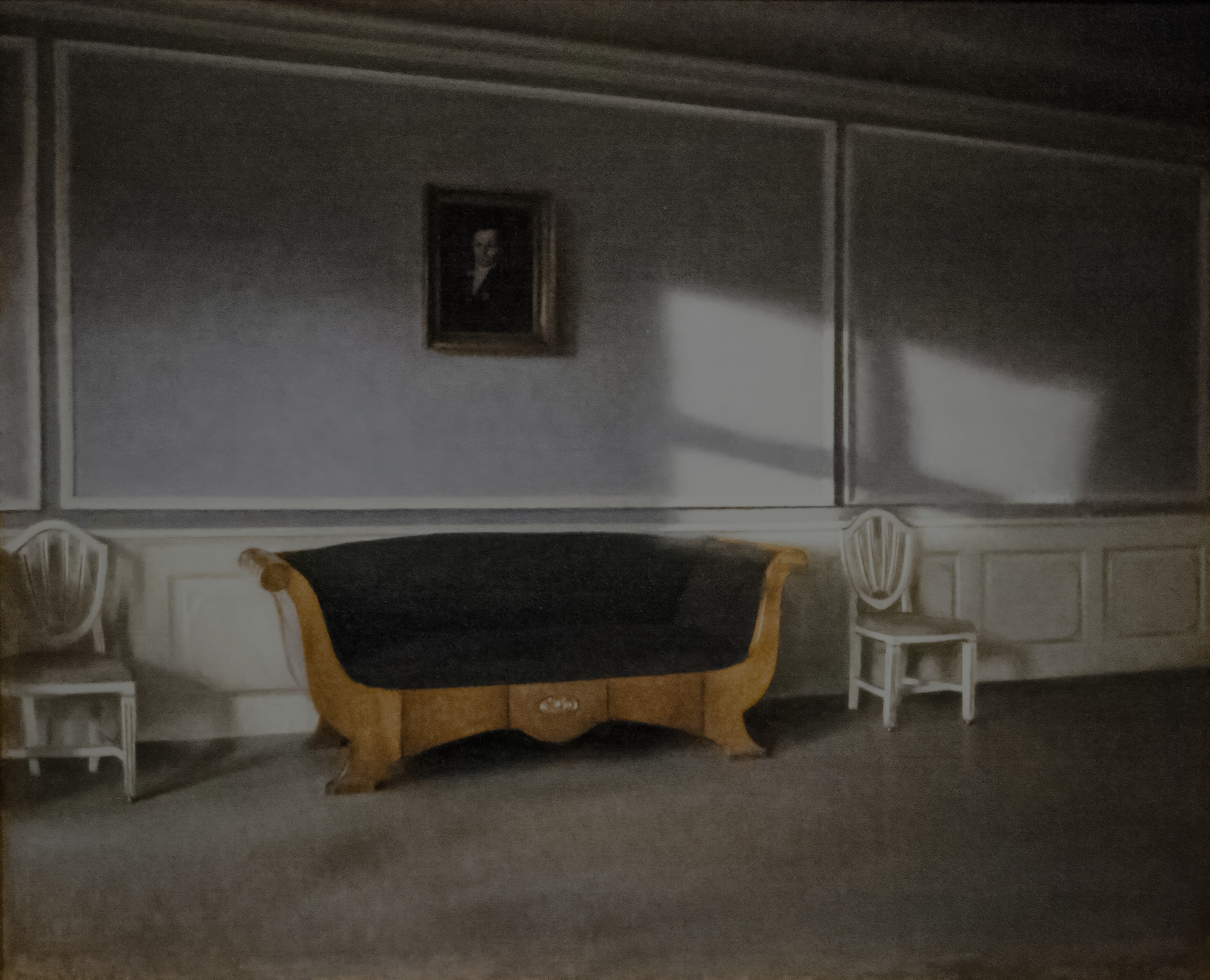 Sunshine in the Drawing Room, the whole painting, desktop background