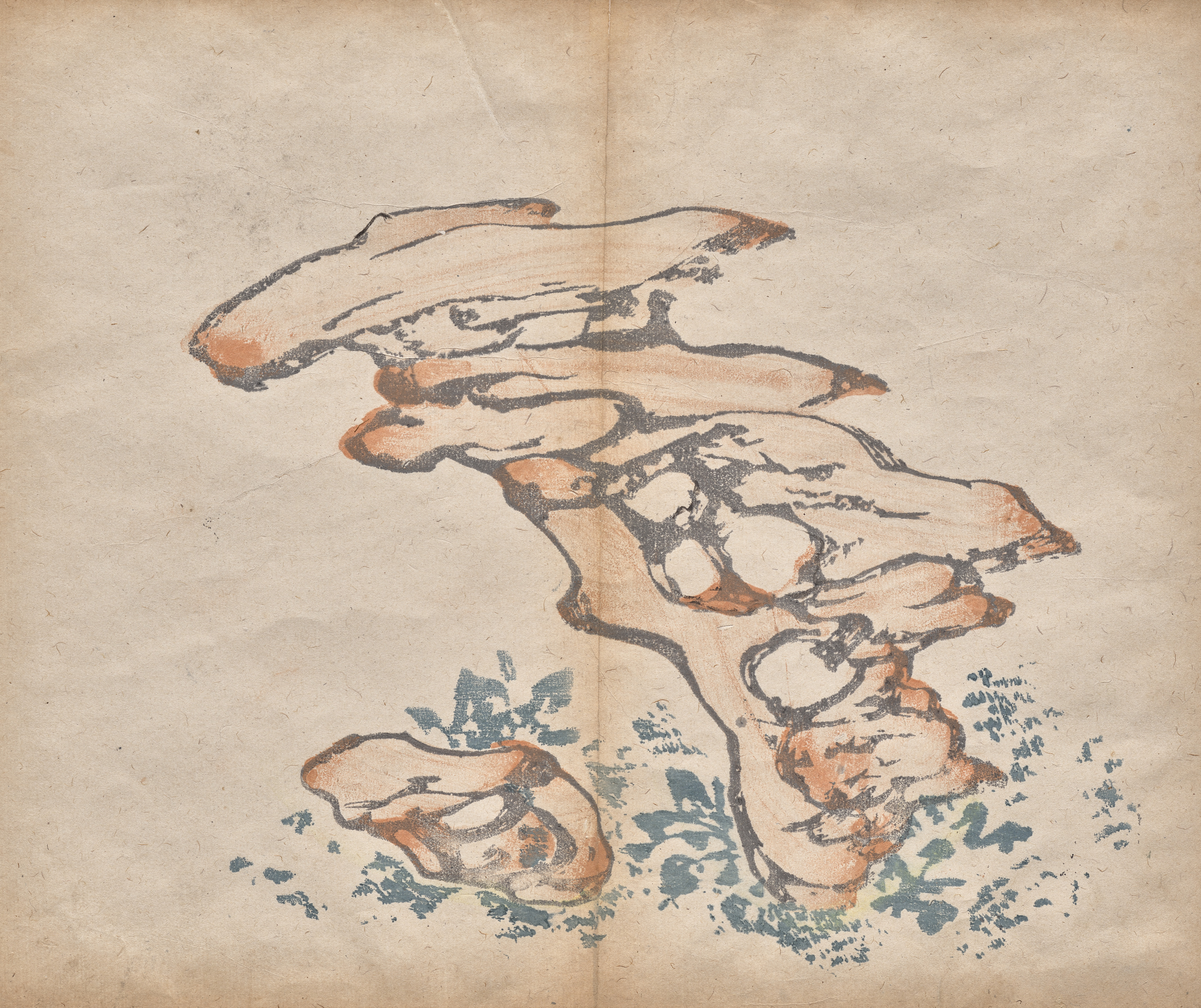 Chinese print desktop wallpaper from a print: Untitled, China, 1625 — Cleveland Museum of Art
