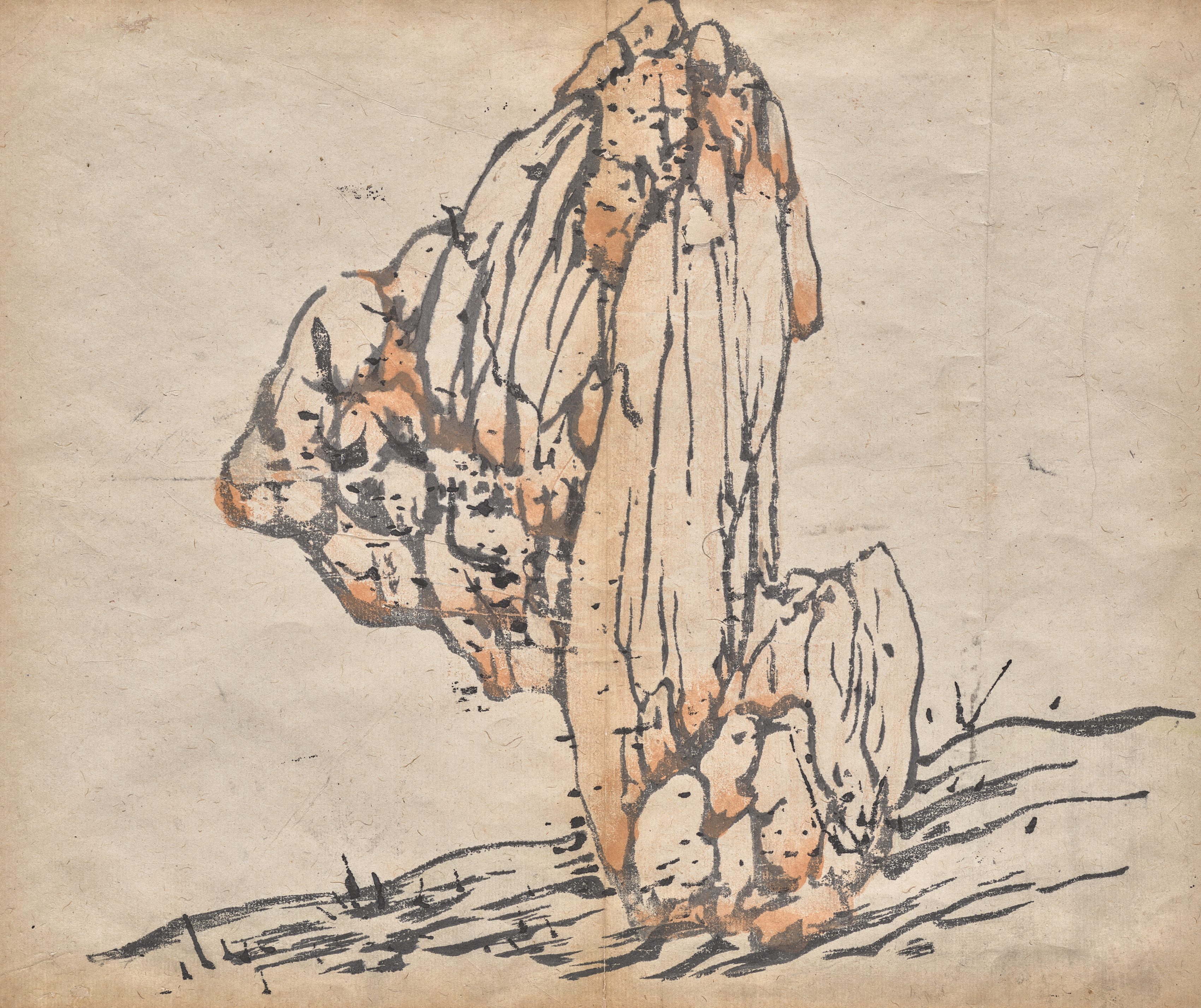 Chinese print desktop wallpaper from a print: Untitled, China, 1625 — Cleveland Museum of Art