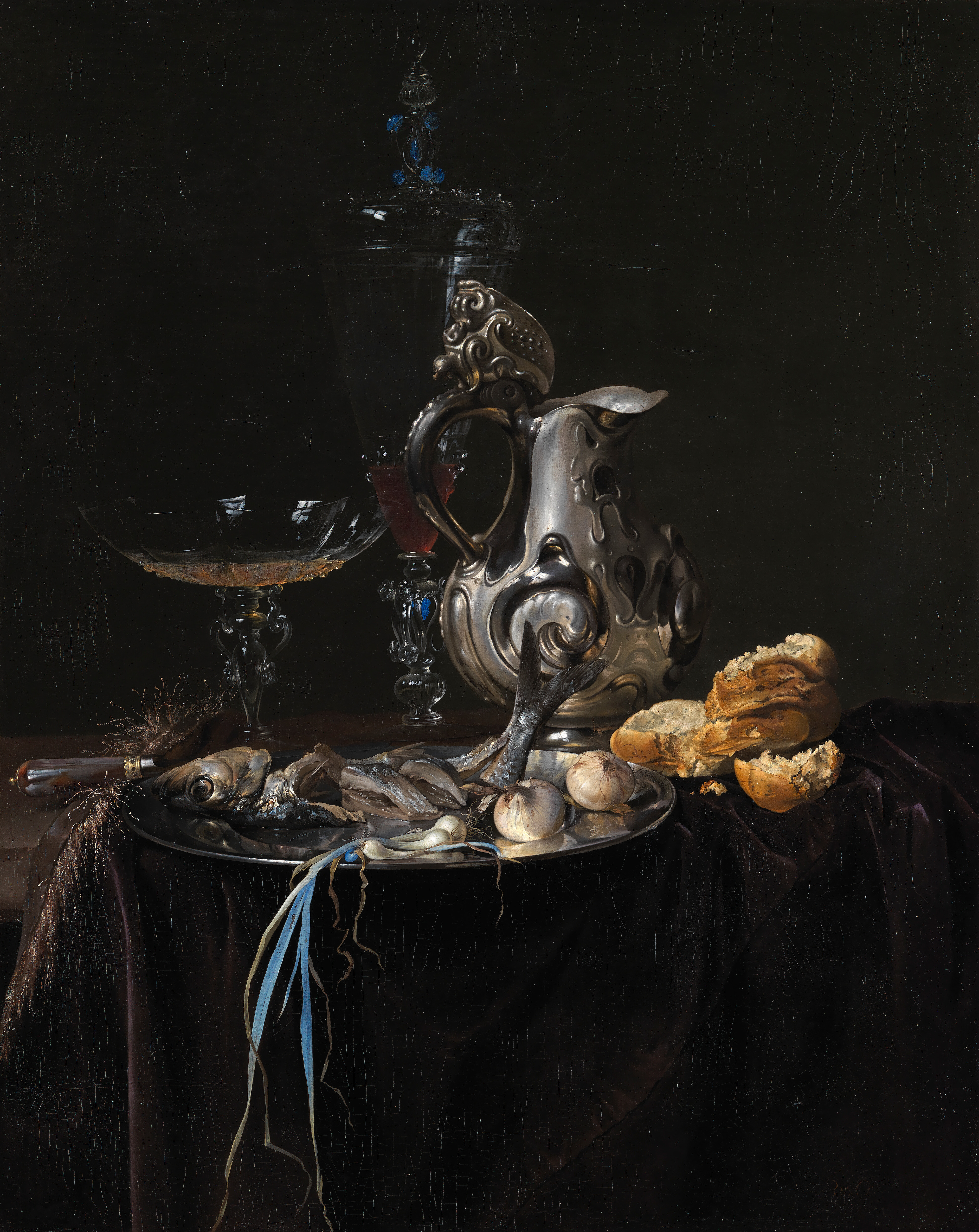 Breakfast Piece with a Silver Jug, the whole painting