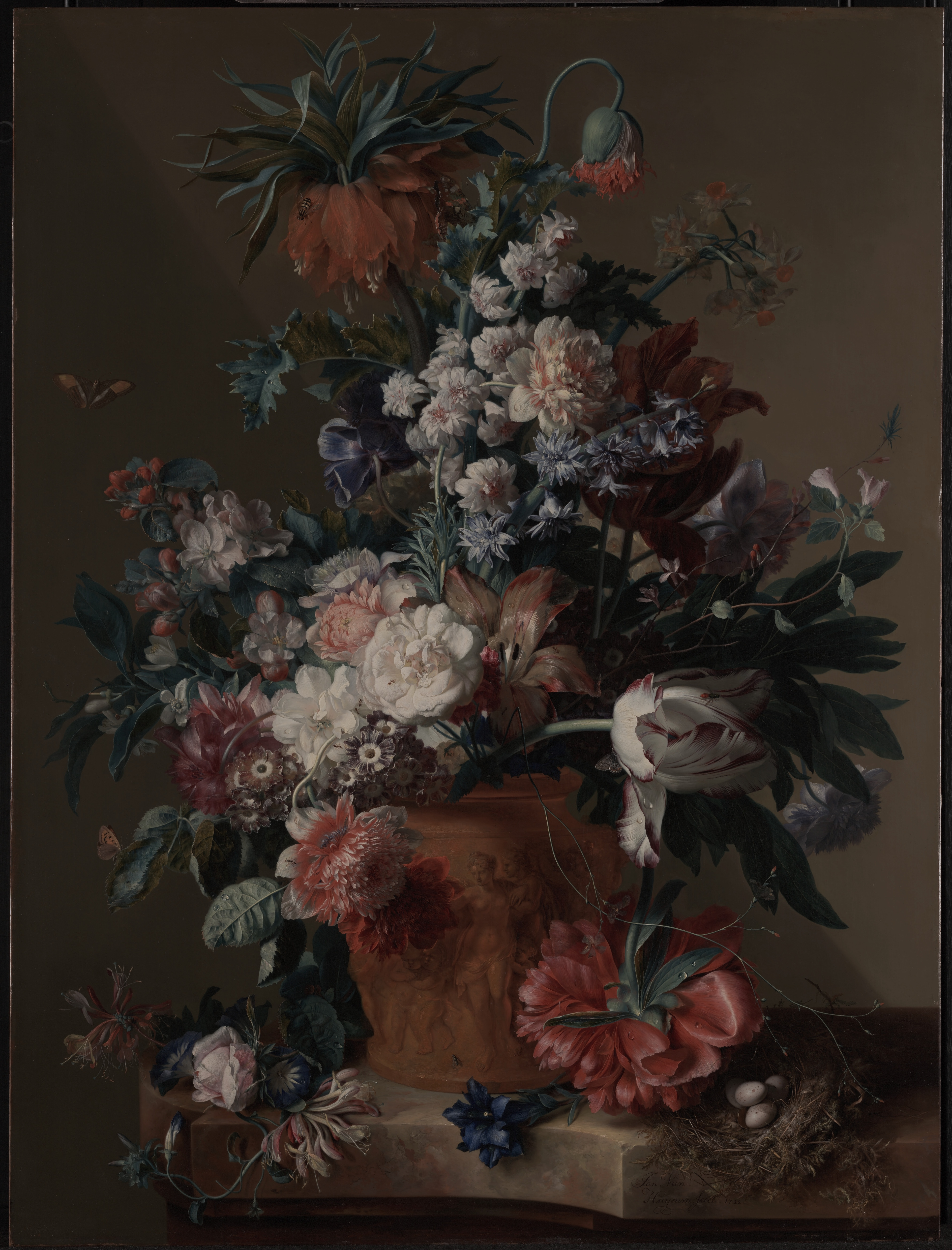 Vase of Flowers, the whole painting